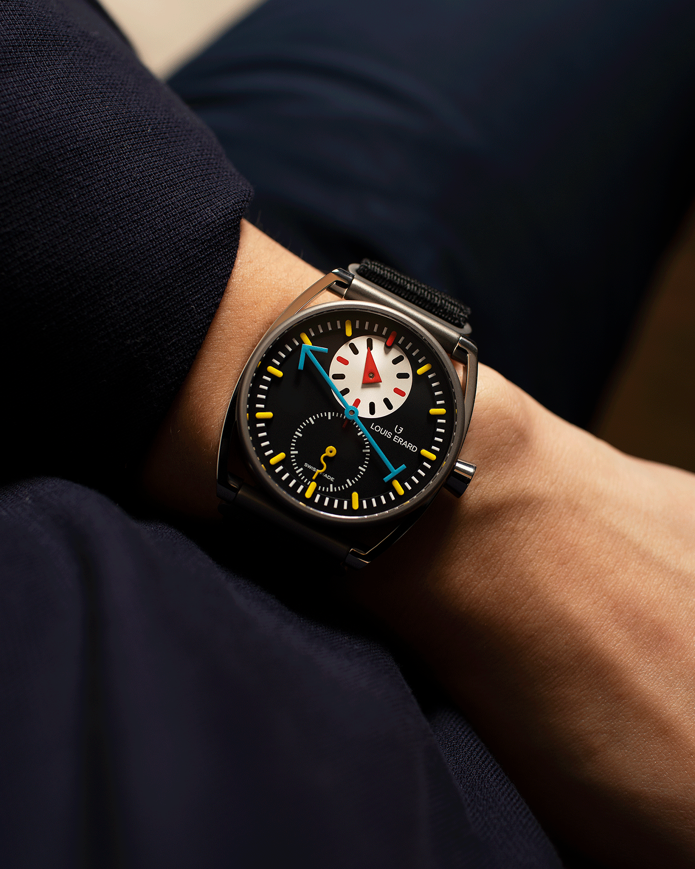 Louis Erard Alain Silberstein Triptych Le Regulateur Watch S