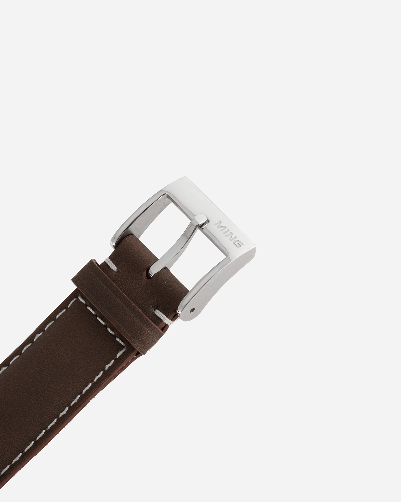 Brand: Ming Year: 2019 Model: 17.06 Material: Stainless Steel Movement: Heavily Modified ETA 2824-2 Case Diameter: 38mm Strap: Jean Rousseau Brown Smooth Calf for MING