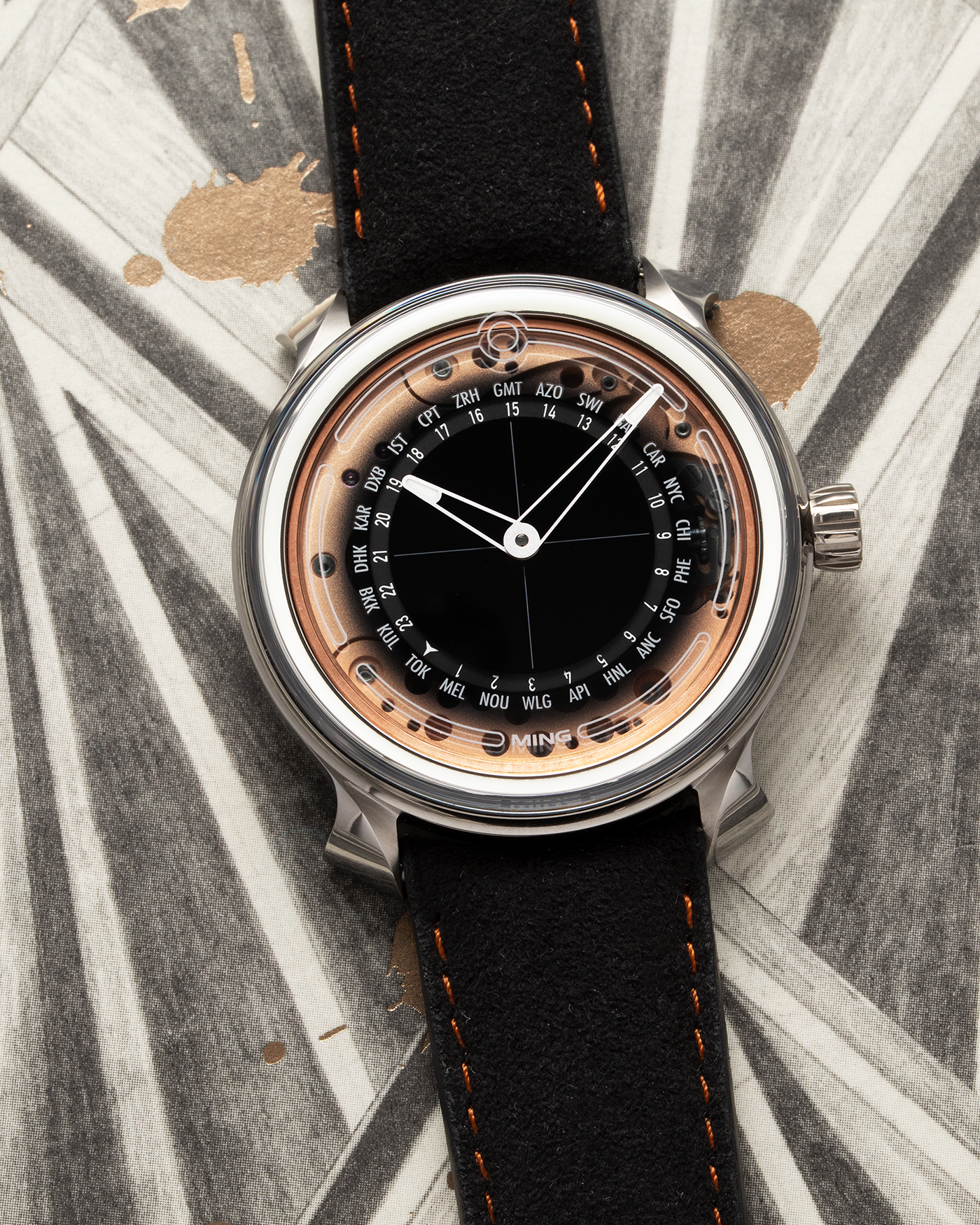 Ming 19.02 2025 worldtimer for sale