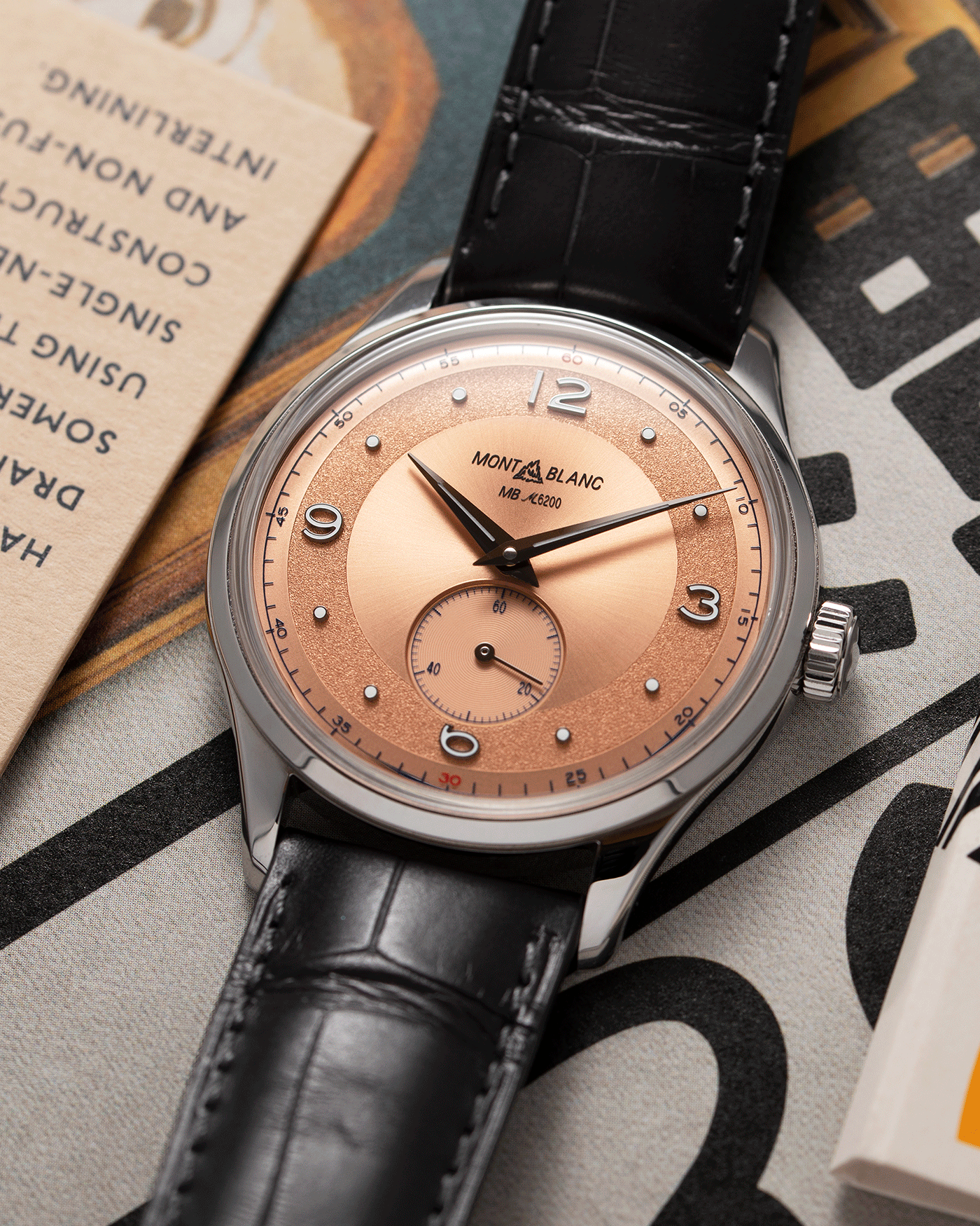 Mont Blanc Small Second Heritage Limited 38 Minerva Watch S.Song