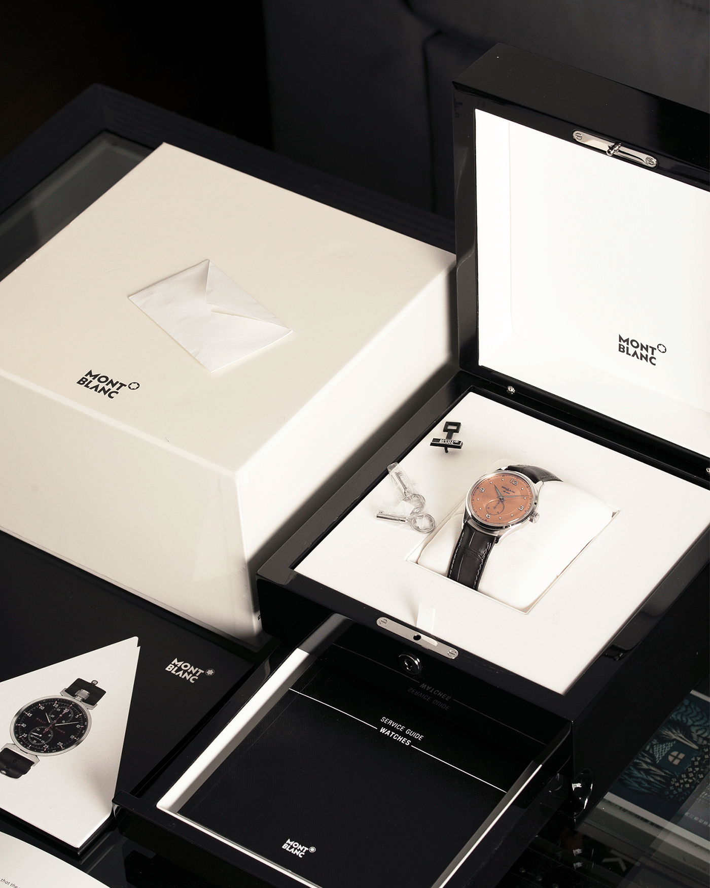 Brand: Mont Blanc Year: 2020 Model: Heritage Small Seconds Material: Stainless Steel Movement: New Old Stock Historic Minerva MB M62.00 Case Diameter: 39mm Bracelet: Mont Blanc Dark Grey Sfumato Alligator Strap with Stainless Steel Deployant