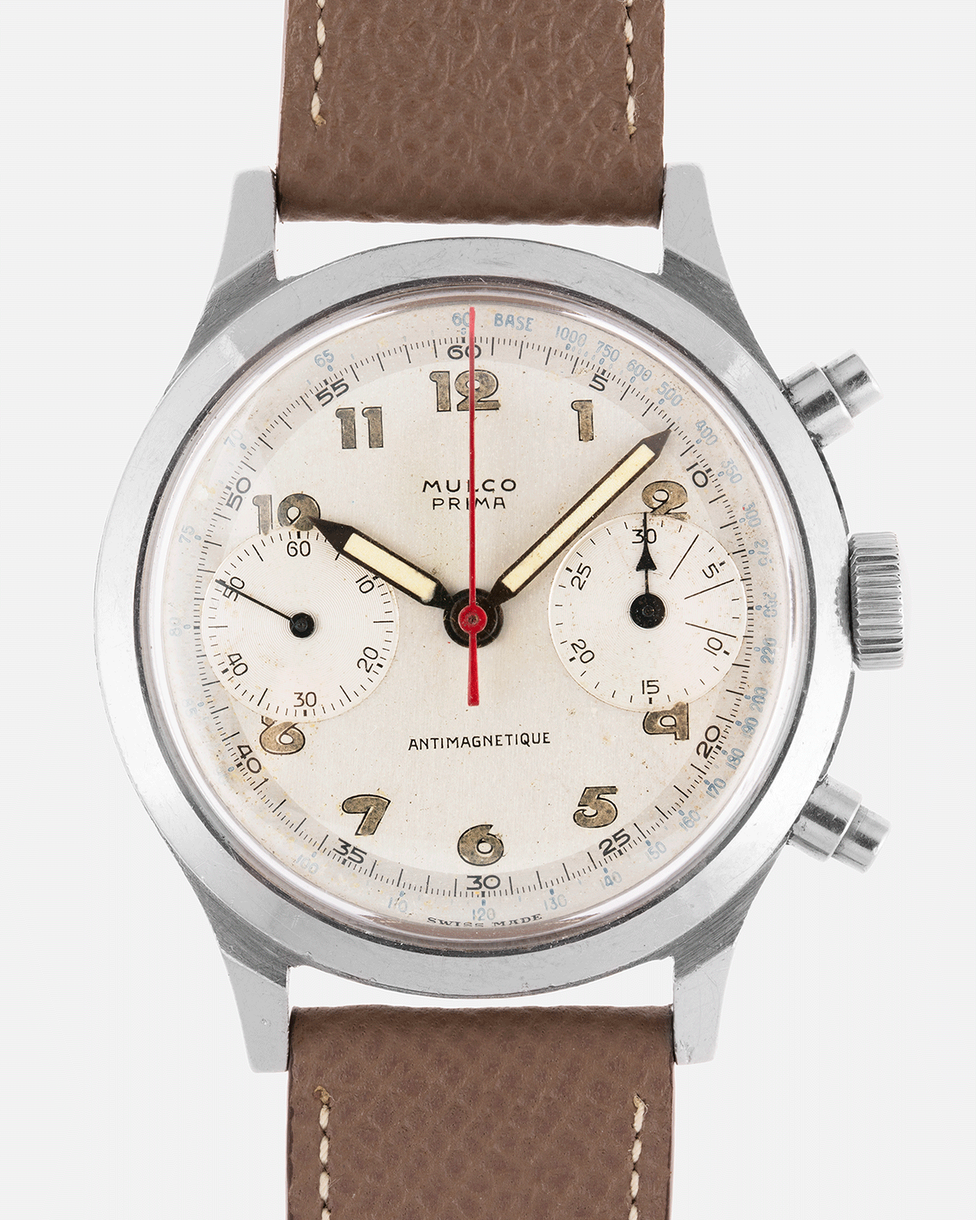 Mulco Prima Spillman Case Chronograph Vintage Watch | S.Song Vintage Watches Mark Eleven