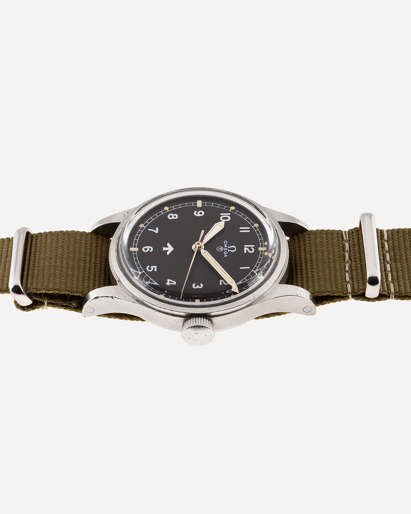 Omega Fat Arrow 53 RAF CK 2777 1 Vintage Military Watch S.Song Vintage Watches For Sale S.Song Watches