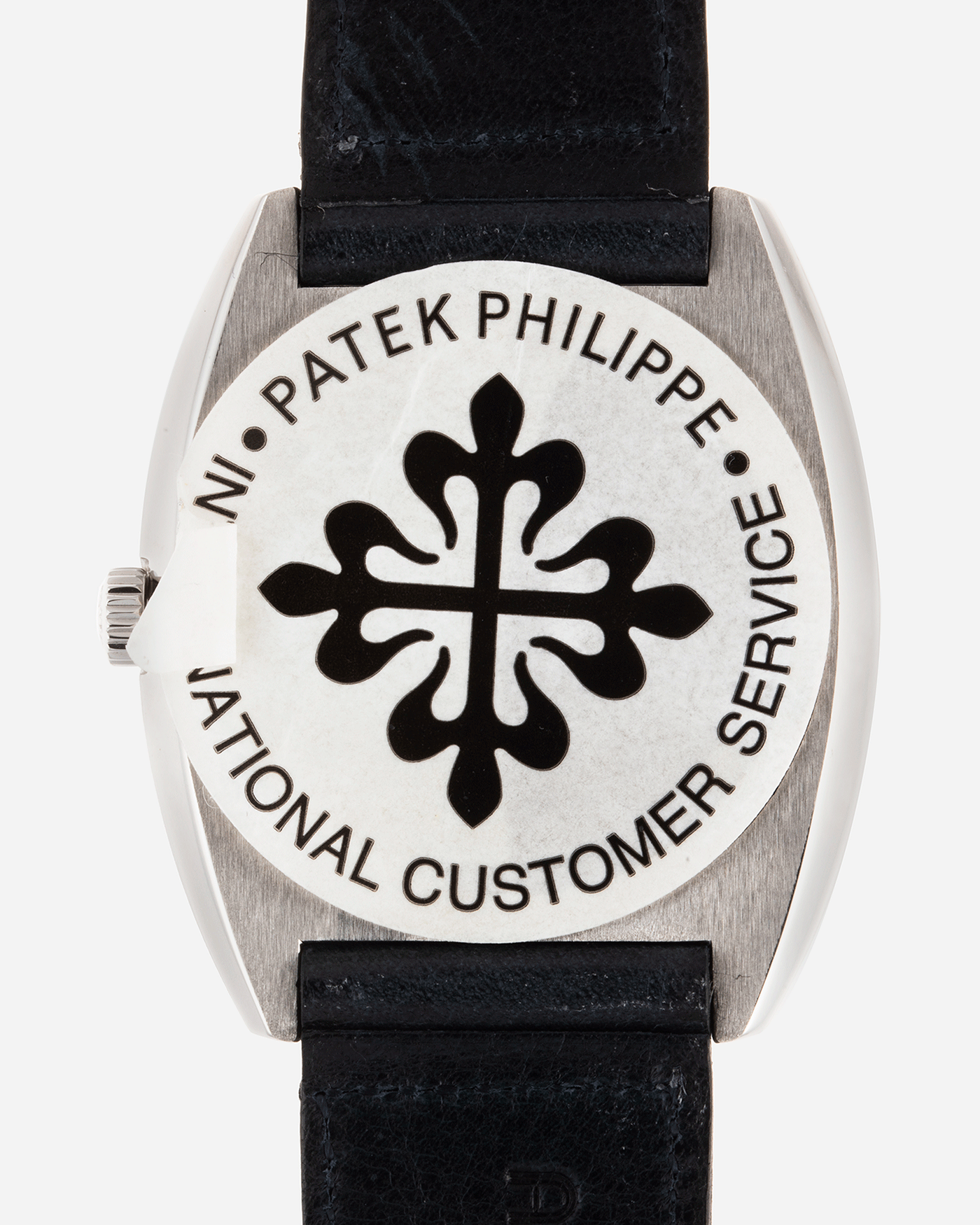 Brand: Patek Philippe Year: 1970s Reference: 3579 Material: Stainless Steel Movement: Cal 23-300 Case Diameter: 33mm Strap: Accurate Form Navy Blue Japanese Calf