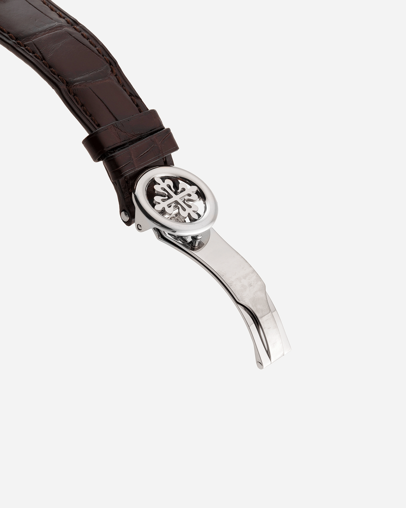 Brand: Patek Philippe Year: 2018 Model: Annual Calendar Reference Number: 5146G Material: 18k White Gold Movement: Cal. 324 S IRM QA LU Case Diameter: 39mm Bracelet: Patek Philippe Brown Alligator Strap with 18k White Gold Patek Philippe Deployant Clasp