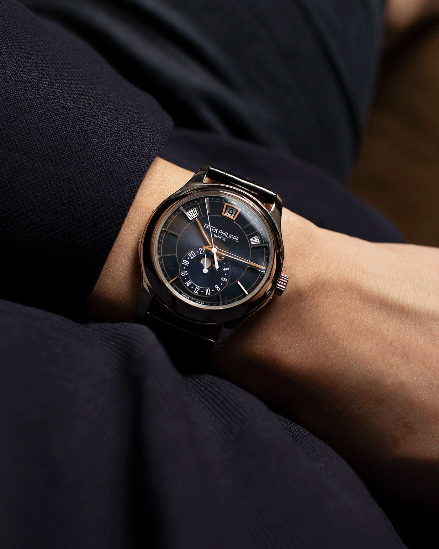 Patek Philippe Annual Calendar 5205G Watch S.Song Timepieces S.Song Watches