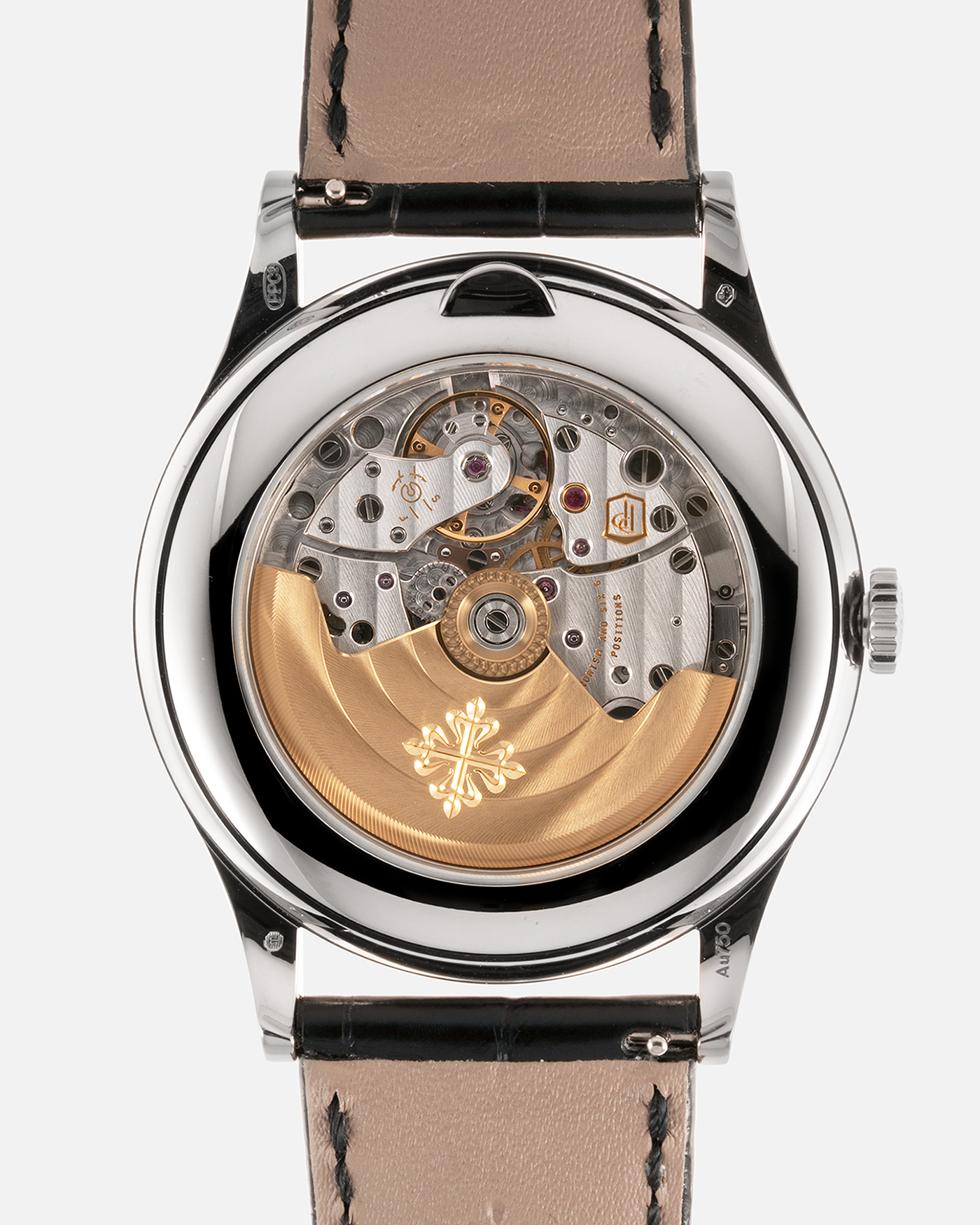 Brand: Patek Philippe Year: 2022 Model: Annual Calendar Reference Number: 5396G-011 Material: 18-carat White Gold Movement: Cal. 324 S QA LU 24/H/303 Case Diameter: 38.5mm Bracelet/Strap: Patek Philippe Black Alligator Strap with 18-carat White Gold Patek Philippe Deployant Clasp