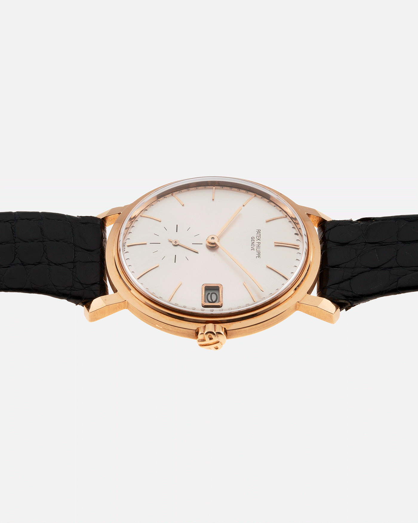 Patek Philippe Calatrava 3445 Rose Gold Vintage White Gold Watch
