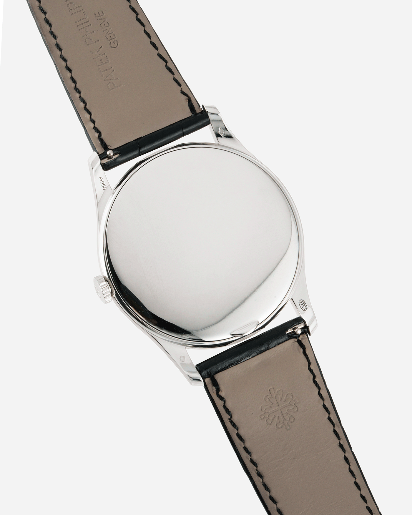 Brand: Patek Philippe Year: 2019 Model: Calatrava Reference: 5196P Material: Platinum Movement: Patek Philippe Cal. 215 PS Case Diameter: 37mm Lug Width: 21mm Strap: Patek Philippe Black Alligator Strap with Platinum Tang Buckle