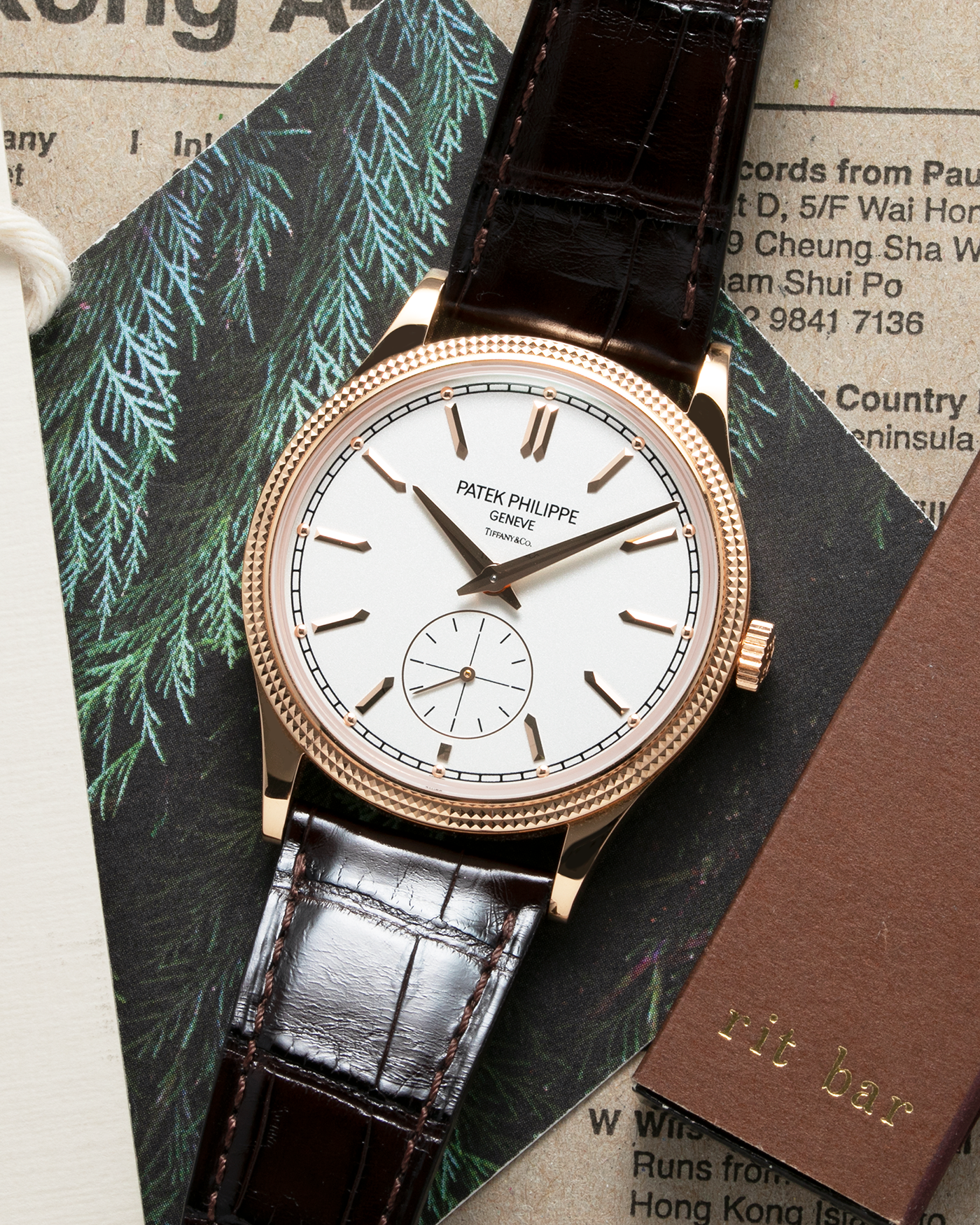 Patek Philippe Calatrava 6119R Tiffany And Co White Gold Watch S