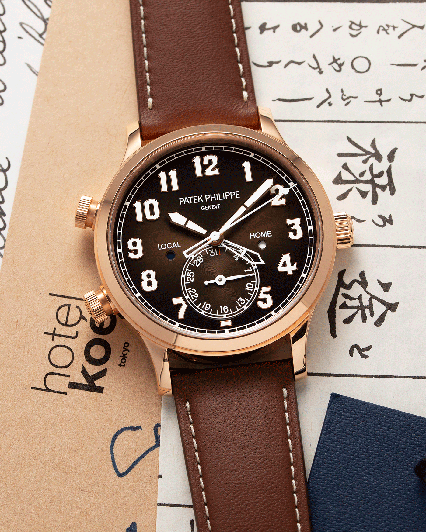 Patek philippe calatrava travel time on sale
