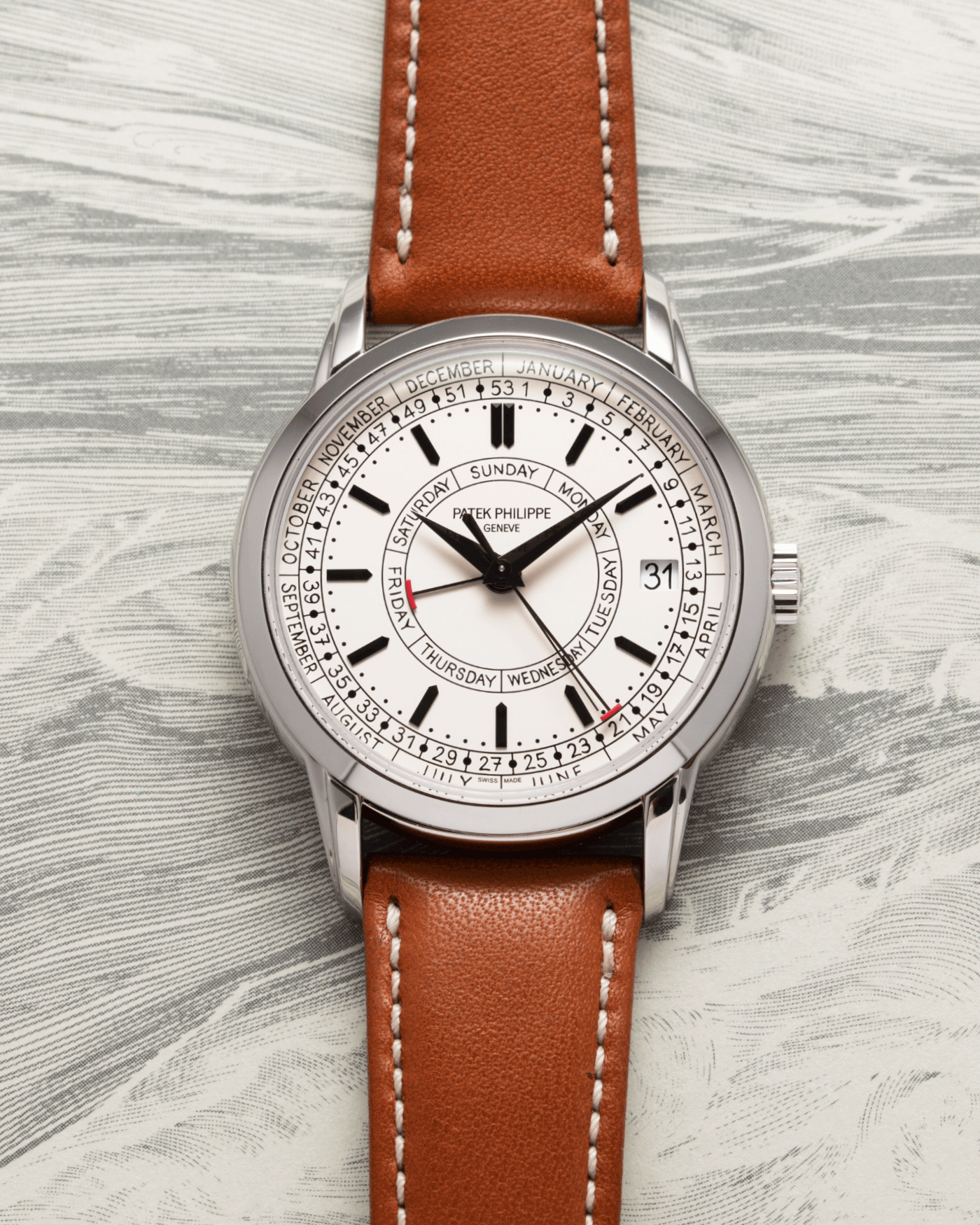 Patek philippe calatrava weekly 2025 calendar 5212a