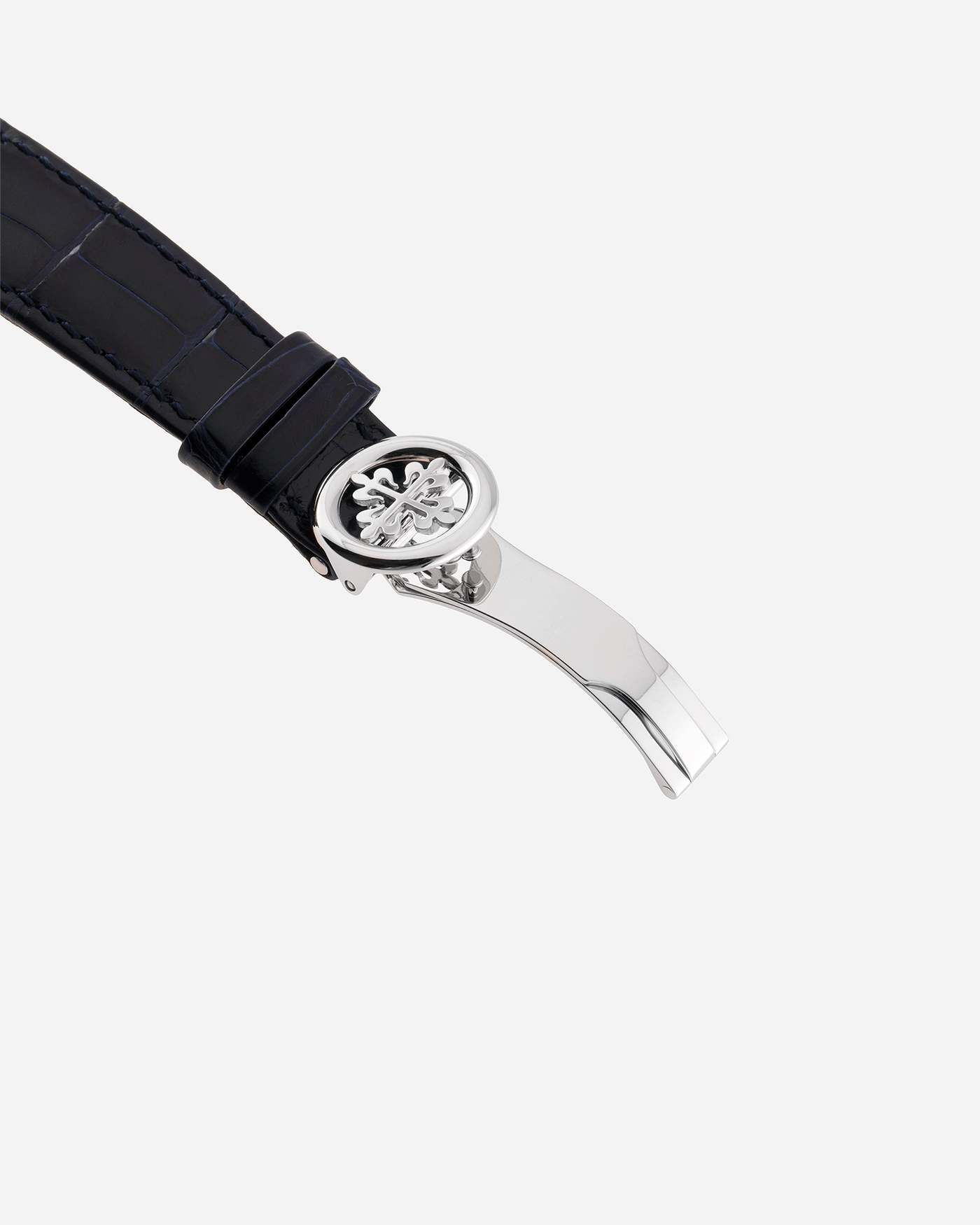 Brand: Patek Philippe Year: 2019 Model: Chronograph Reference Number: 5170P Material: Platinum Movement: In-House Caliber CH 29-535 PS Case Diameter: 39.4mm Bracelet: Nostime Patek Philippe Blue Alligator Strap with Platinum Deployant Clasp