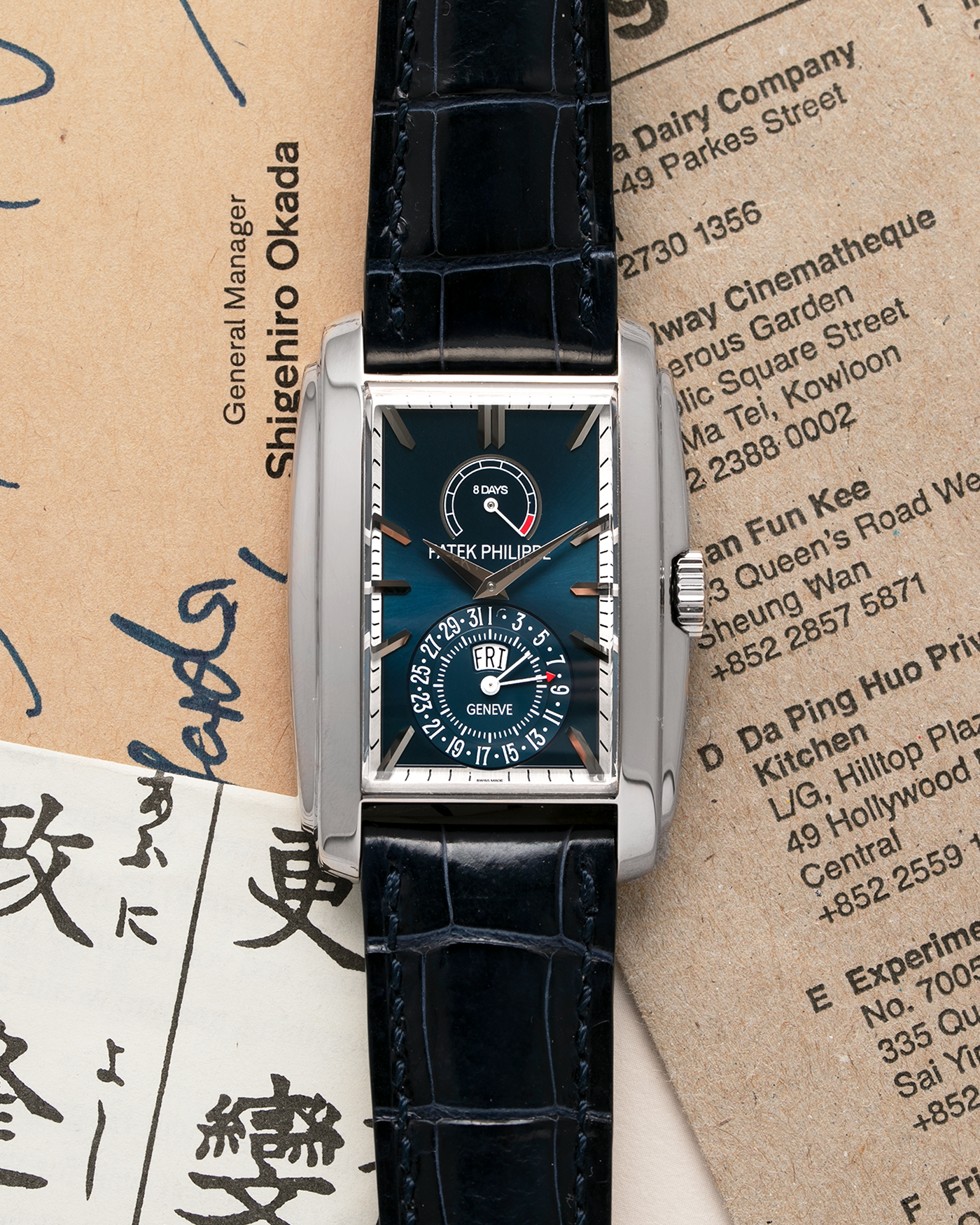 Patek Philippe Gondolo 5200G 8 Days Watch S.Song Timepieces S