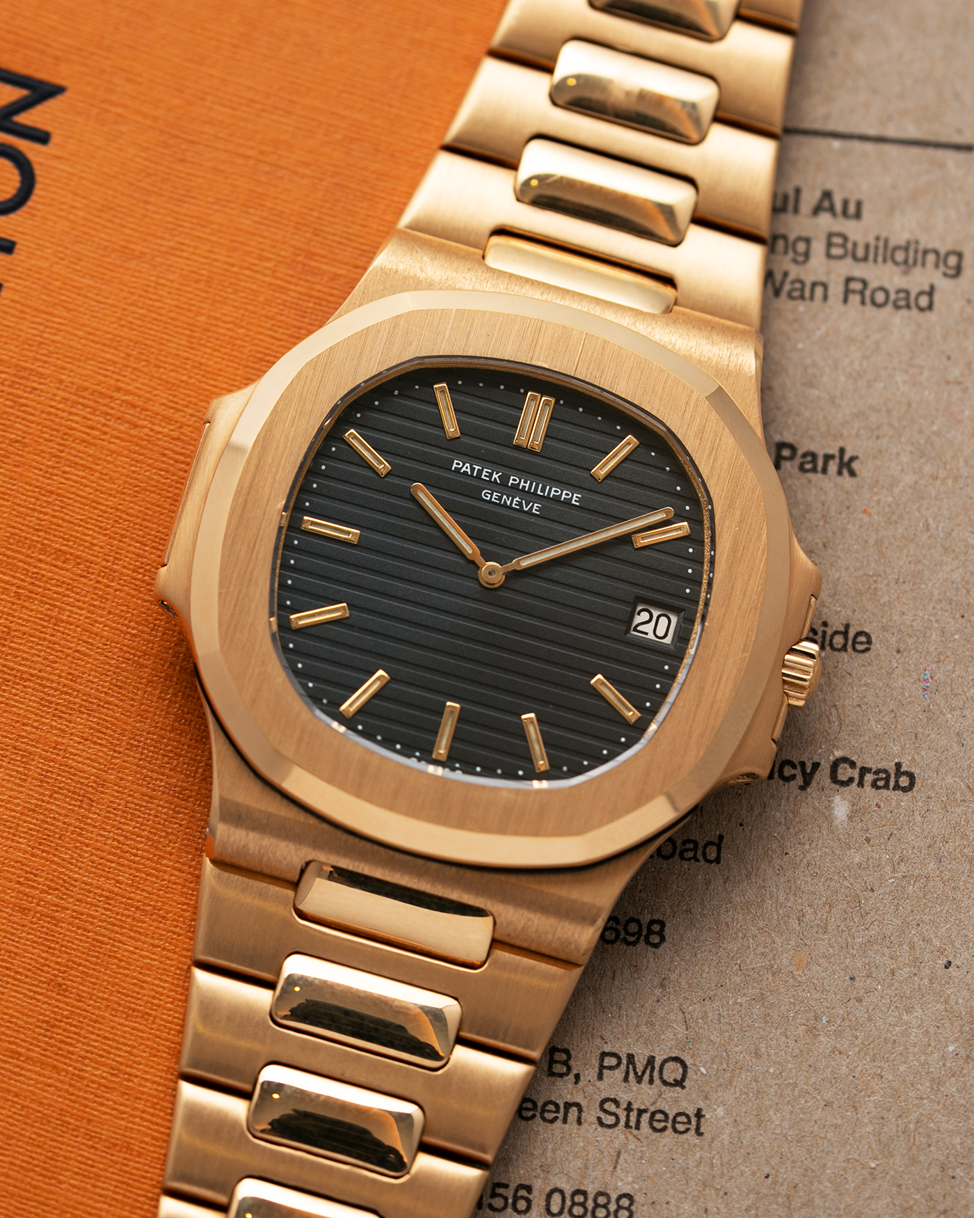 Brand: Patek Philippe Year: 1980’s Model: Nautilus Reference Number: 3700J Material: 18k Yellow Gold Movement: Cal. 28-255C Case Diameter: 40mm Bracelet: 18k Yellow Gold Patek Philippe Integrated Stainless Steel Bracelet