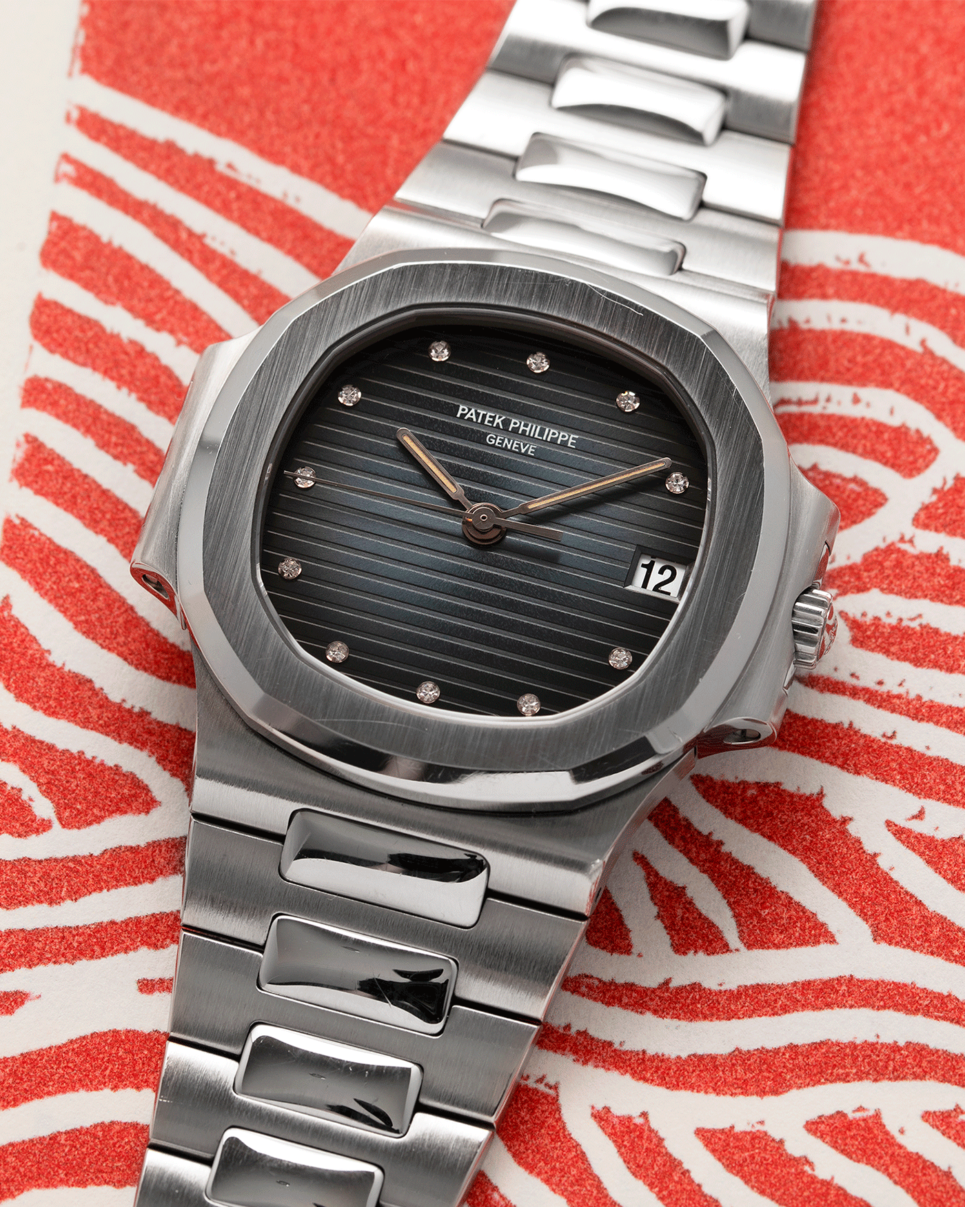 Patek diamond nautilus sale