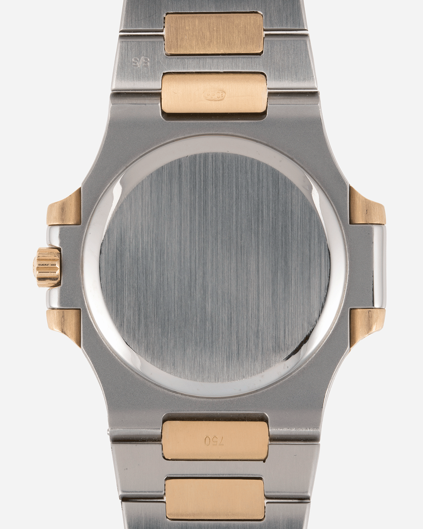 Brand: Patek Philippe Year: 1980’s Model: Nautilus Reference Number: 3800 Material: Stainless Steel and 18k Yellow Gold Movement: Calibre 335 SC Case Diameter: 38mm Bracelet: Patek Philippe Integrated Stainless Steel and 18k Yellow Gold Bracelet