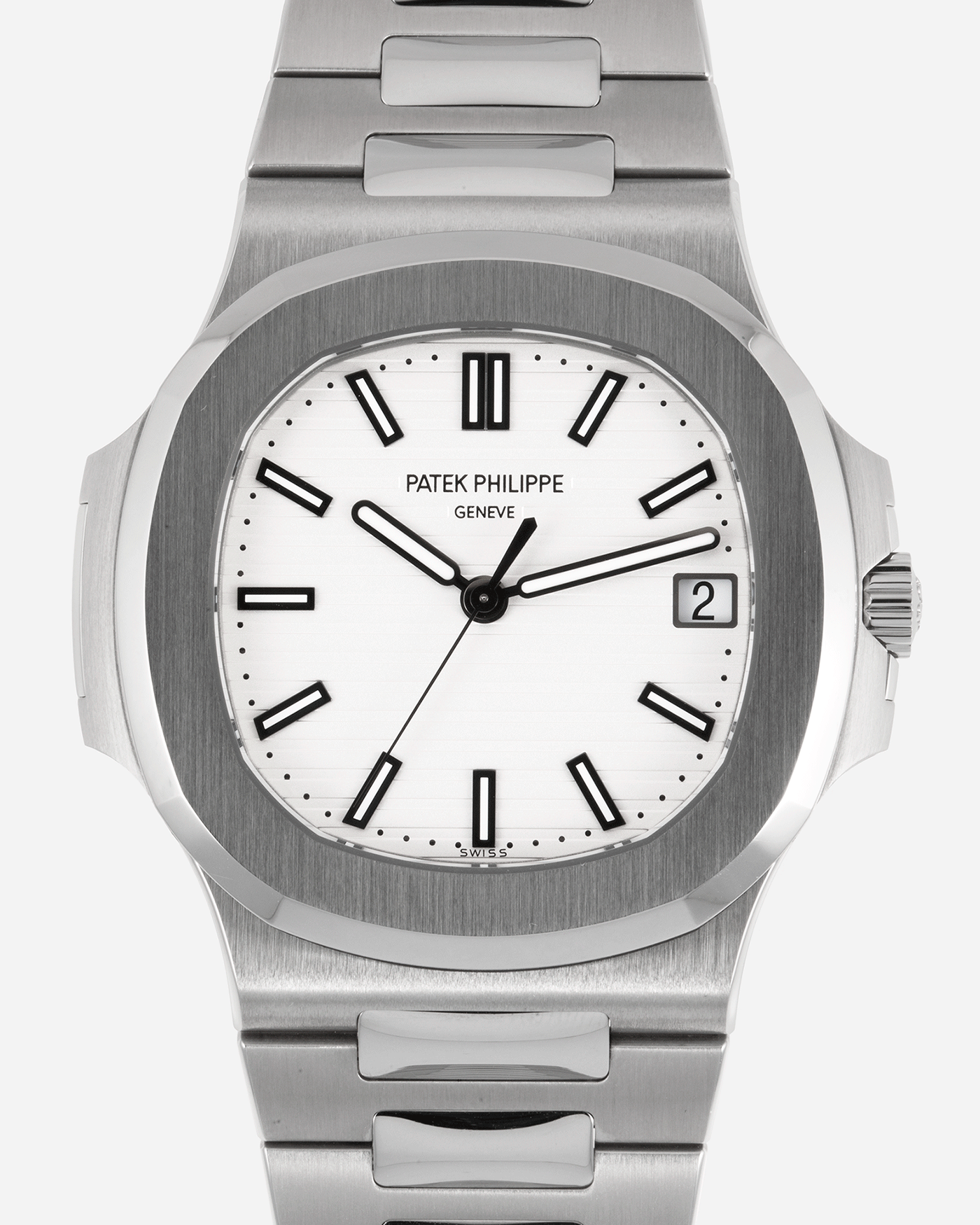 Brand: Patek Philippe Year: 2018 Model: Nautilus Reference Number: 5711A Material: Stainless Steel Movement: Calibre 324SC Case Diameter: 40mm Bracelet: Patek Philippe Integrated Stainless Steel Bracelet