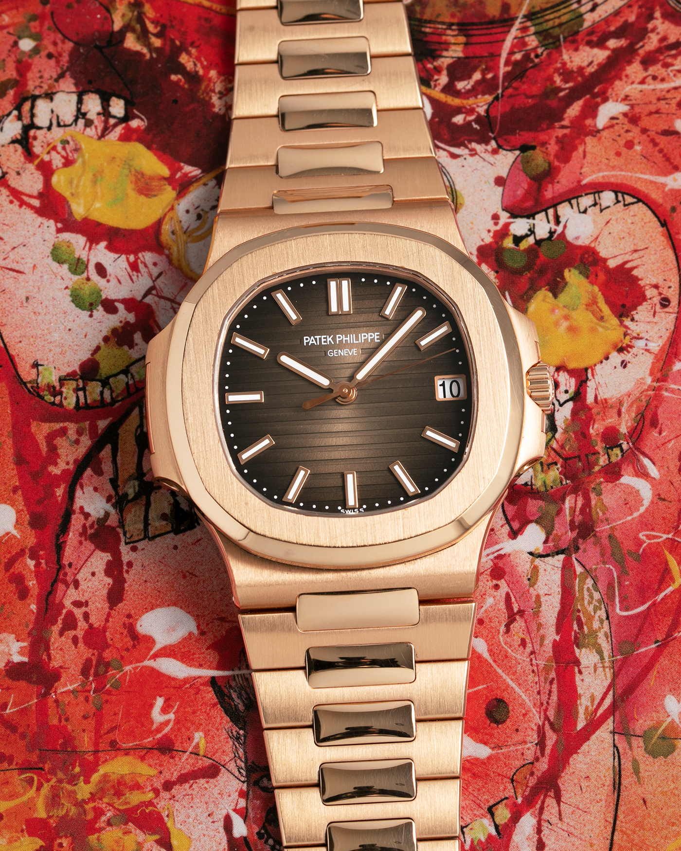 Patek Philippe 5711/1R-001 Jumbo Nautilus 5711/1R 18K Rose Gold