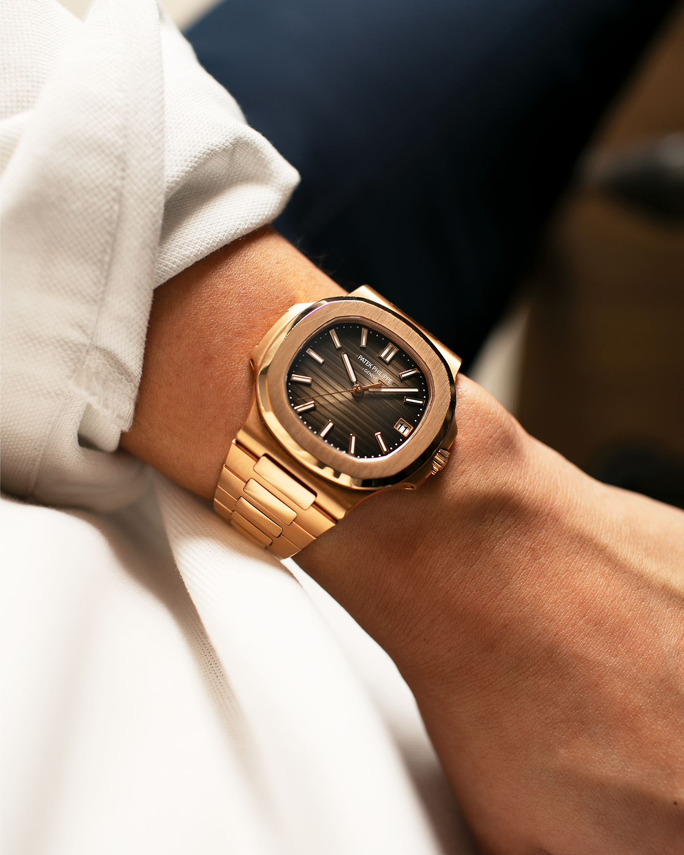 Patek Philippe Nautilus 5711R Rose Gold Watch S.Song Timepieces