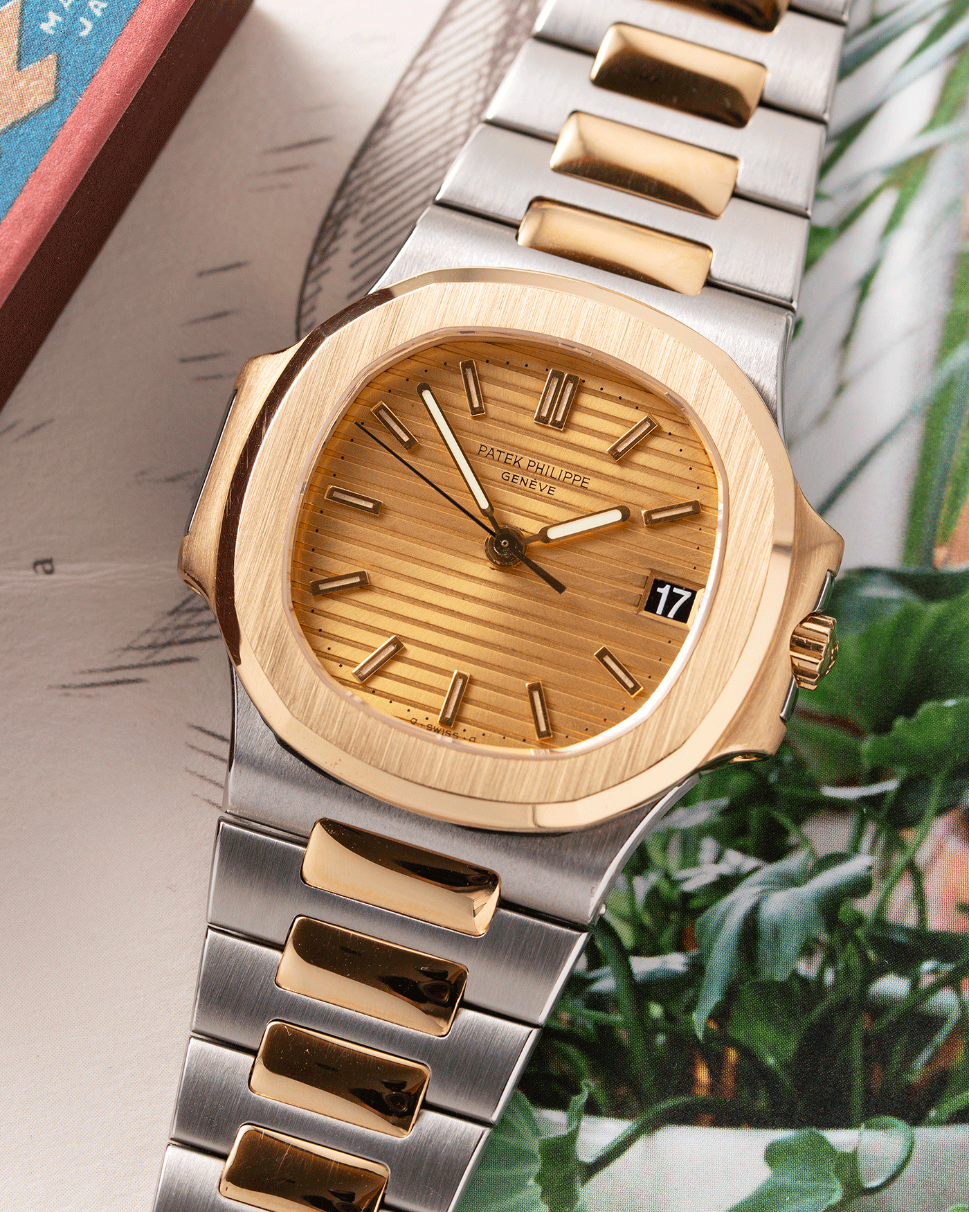 Patek Philippe Nautilus 3800 Two Tone Watch S.Song Timepieces