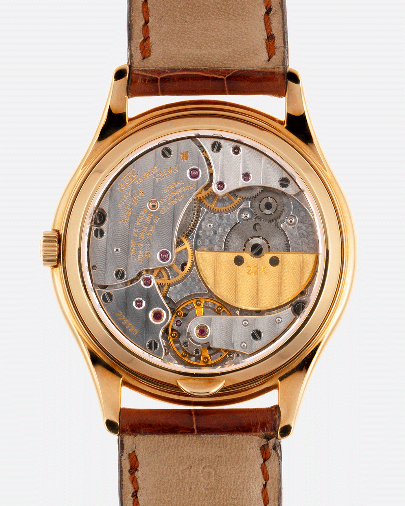 Brand: Patek Philippe Year: 1990’s Model: Perpetual Calendar Reference Number: 3940J Material: 18k Yellow Gold Movement: Cal 240Q Case Diameter: 36mm Bracelet: A Collected Man Chestnut Brown Textured Calf Strap and Patek Philippe Chestnut Brown Alligator Strap with 18k Yellow Gold Patek Philippe Tang Buckle