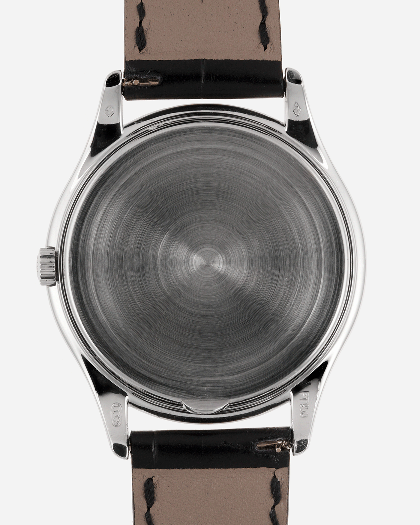 Brand: Patek Philippe Year: 1990’s Model: Perpetual Calendar Reference Number: 3940P Material: Platinum Movement: Cal 240Q Case Diameter: 36mm Bracelet: Patek Philippe Black Alligator Strap with Platinum Deployant Clasp