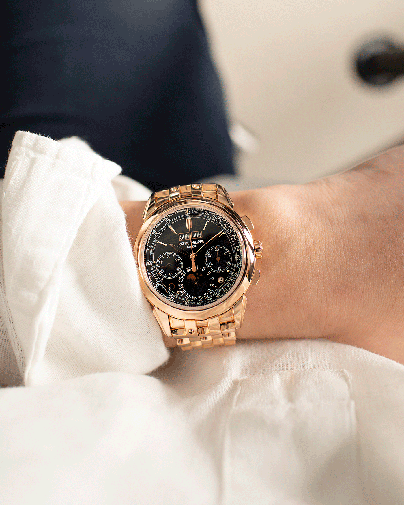 Patek philippe 5270r rose 2025 gold