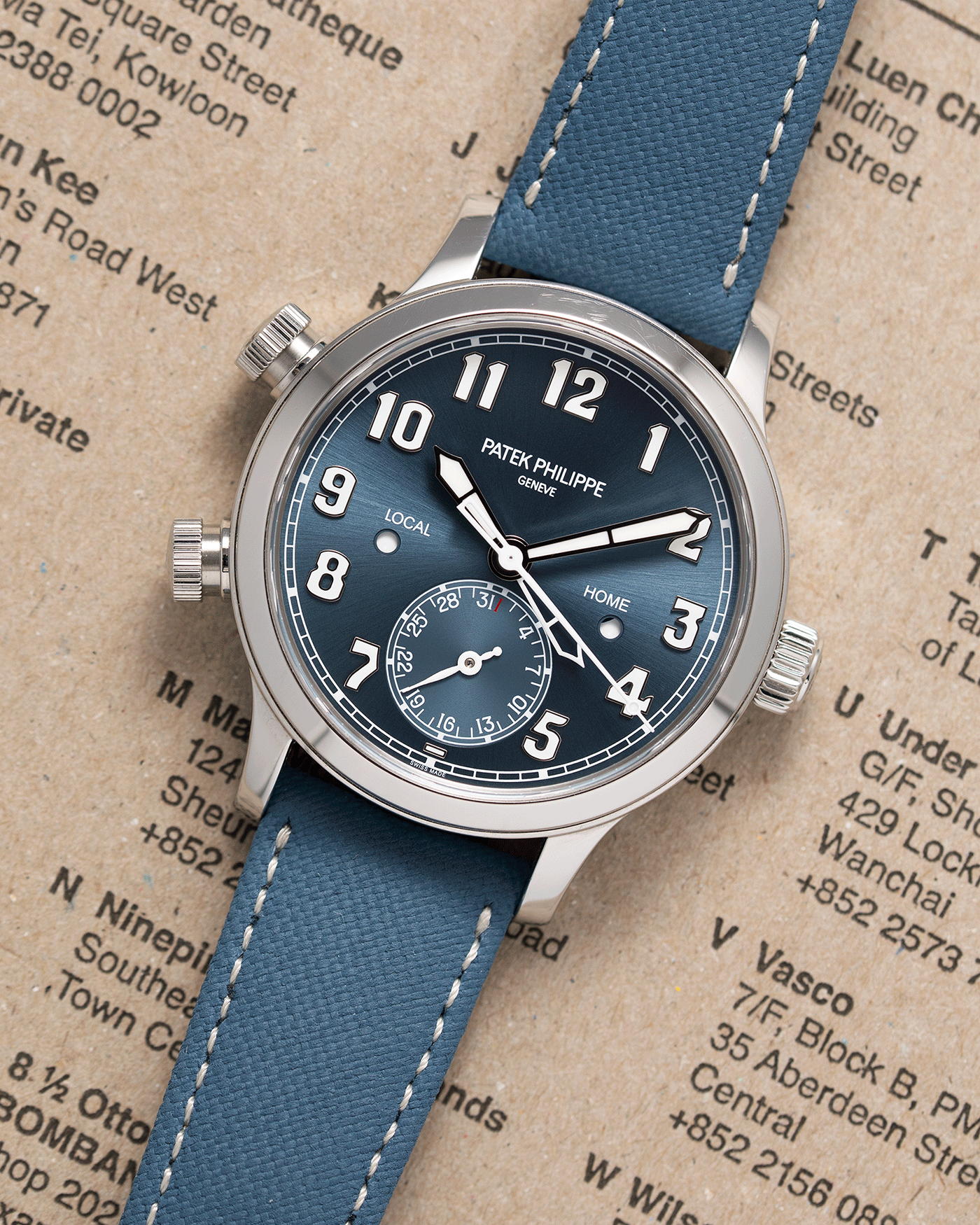 Patek Philippe Calatrava Pilot Travel Time 7234A Singapore Edition Watch S.Song Timepieces S.Song Watches