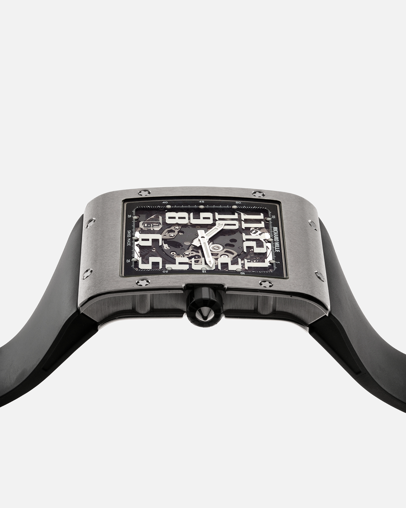 Richard Mille RM016用 ベルトブラッククロコ Richard Mille Black Richard Mille RM016用 ベルトブラッククロコ Richard Mille Black