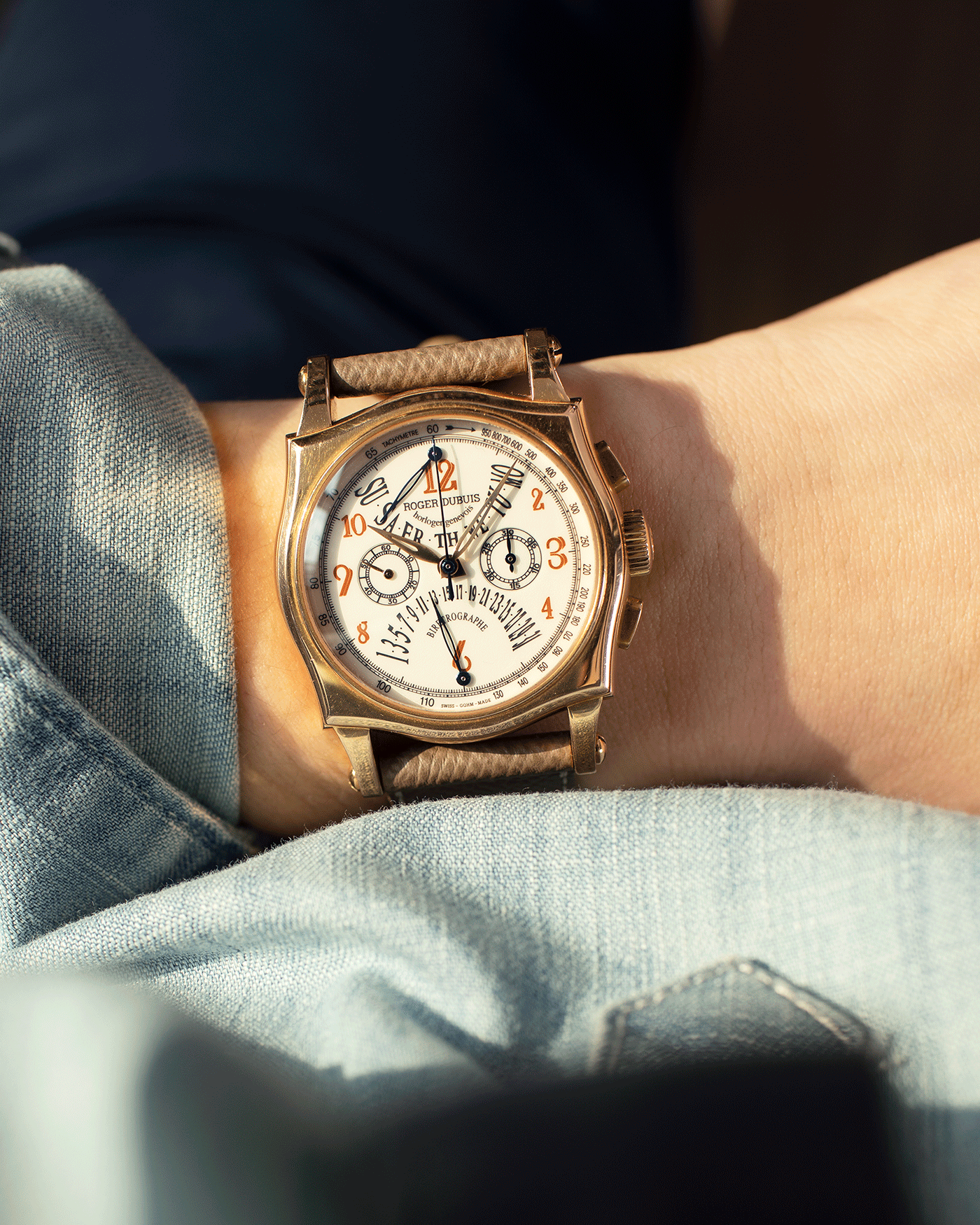Roger Dubuis Sympathie 40 Biretrograde Chronograph Watch | S.Song Timepieces 