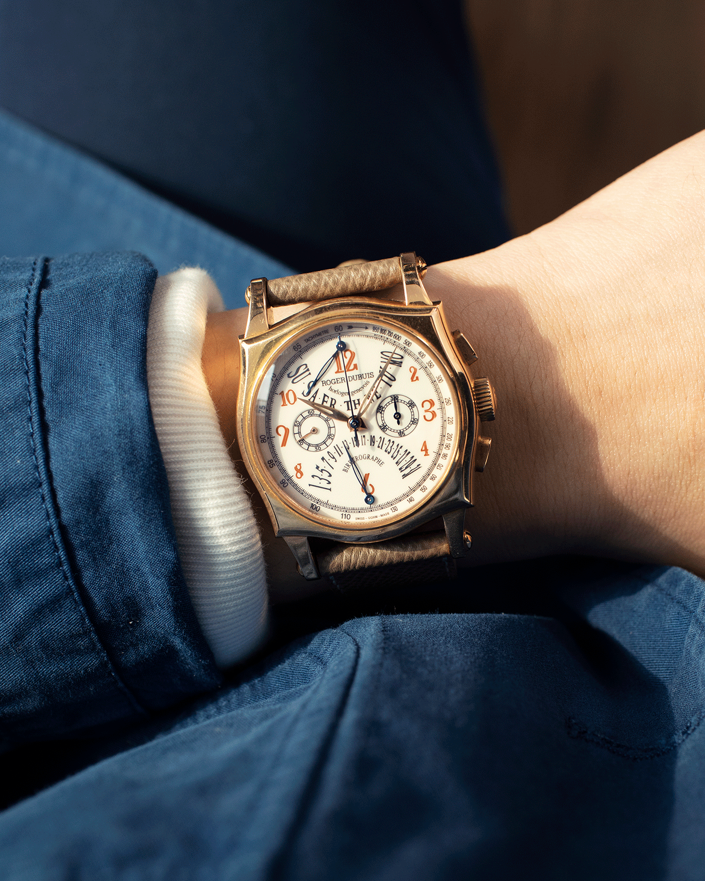 Roger Dubuis Sympathie 40 Biretrograde Chronograph Watch | S.Song Timepieces 
