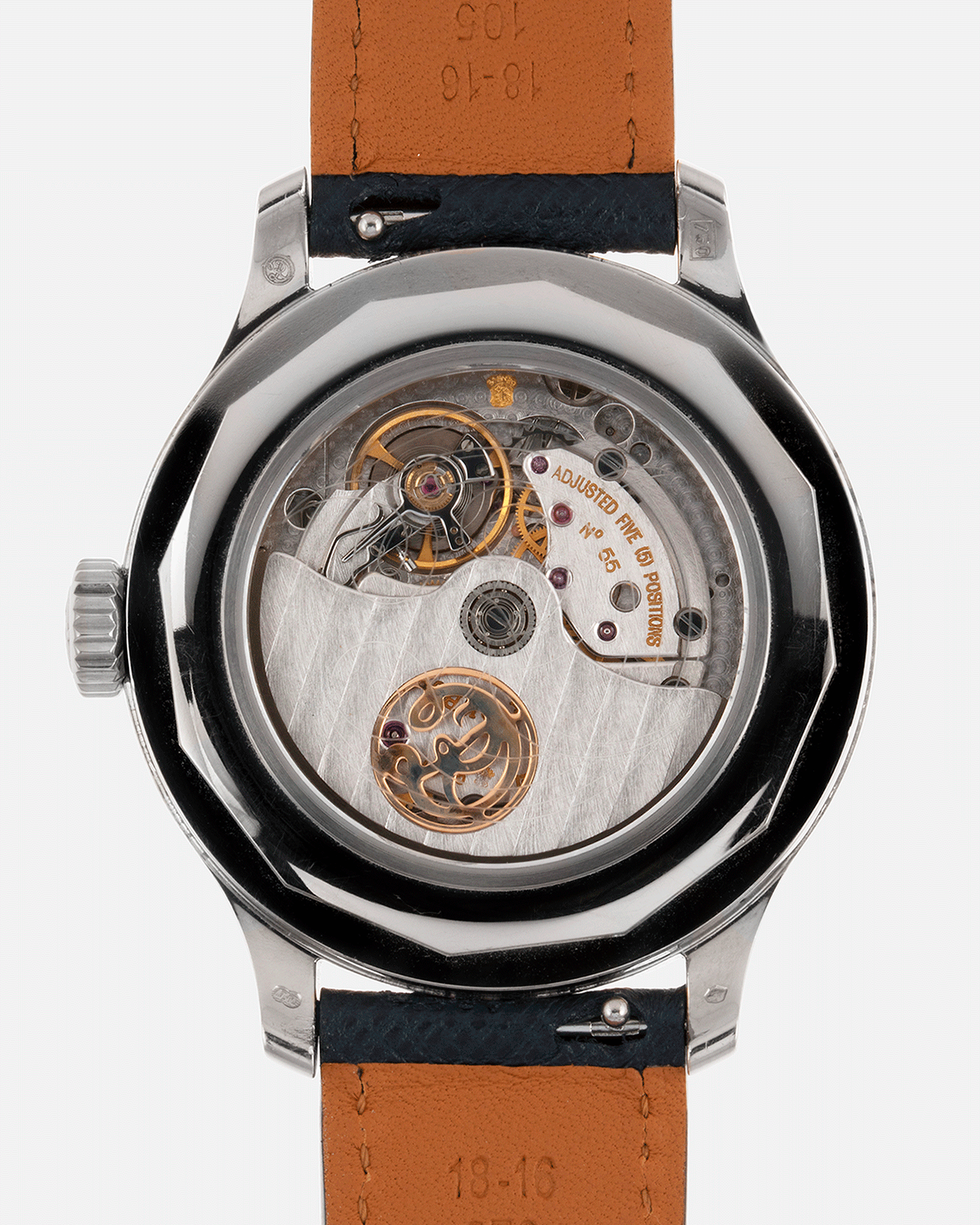 Brand: Roger Dubuis Year: 2000’s Model: Hommage 37 Perpetual Calendar Material: 18k White Gold Movement: Cal RD 5739 Case Diameter: 37mm Strap: Molequin Navy Blue Textured Calf with 18k White Gold Roger Dubuis Deployant