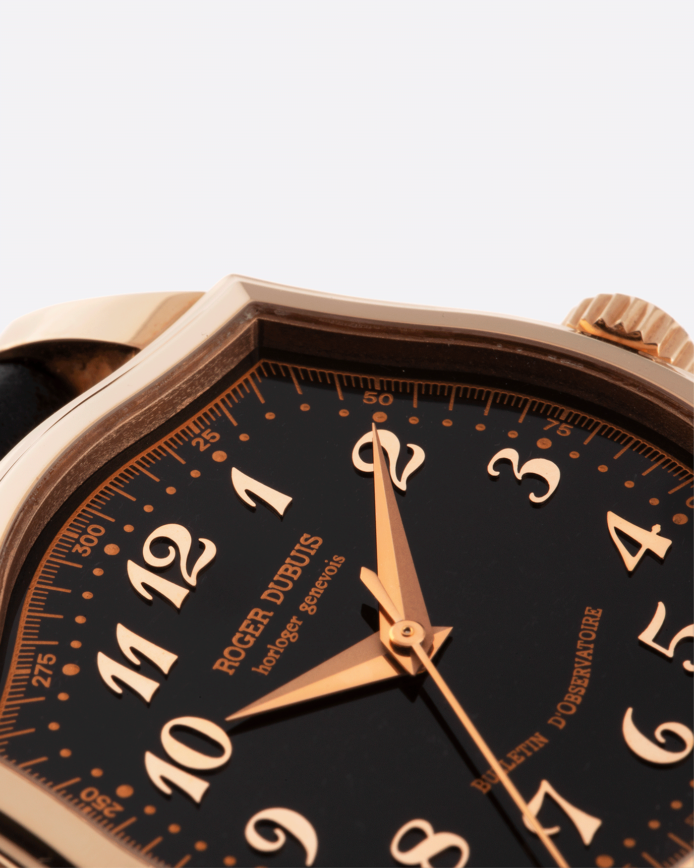Brand: Roger Dubuis Year: 2000’s Model: Sympathie 37 Material: 18k Yellow Gold Movement: Cal RD 57 Case Diameter: 37mm Strap: Nostime Black French Calf Leather and 18k Yellow Gold Roger Dubuis Tang Buckle
