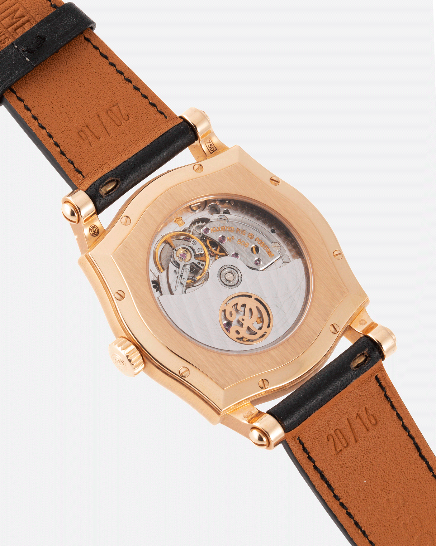 Brand: Roger Dubuis Year: 2000’s Model: Sympathie 37 Material: 18k Yellow Gold Movement: Cal RD 57 Case Diameter: 37mm Strap: Nostime Black French Calf Leather and 18k Yellow Gold Roger Dubuis Tang Buckle