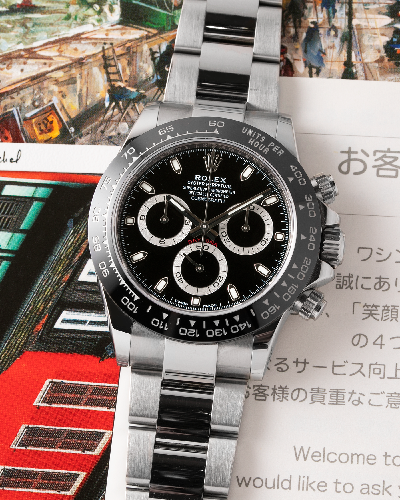 Rolex Cosmograph Daytona 116500 Chronograph Watch S.Song Vintage Timepieces S.Song Watches