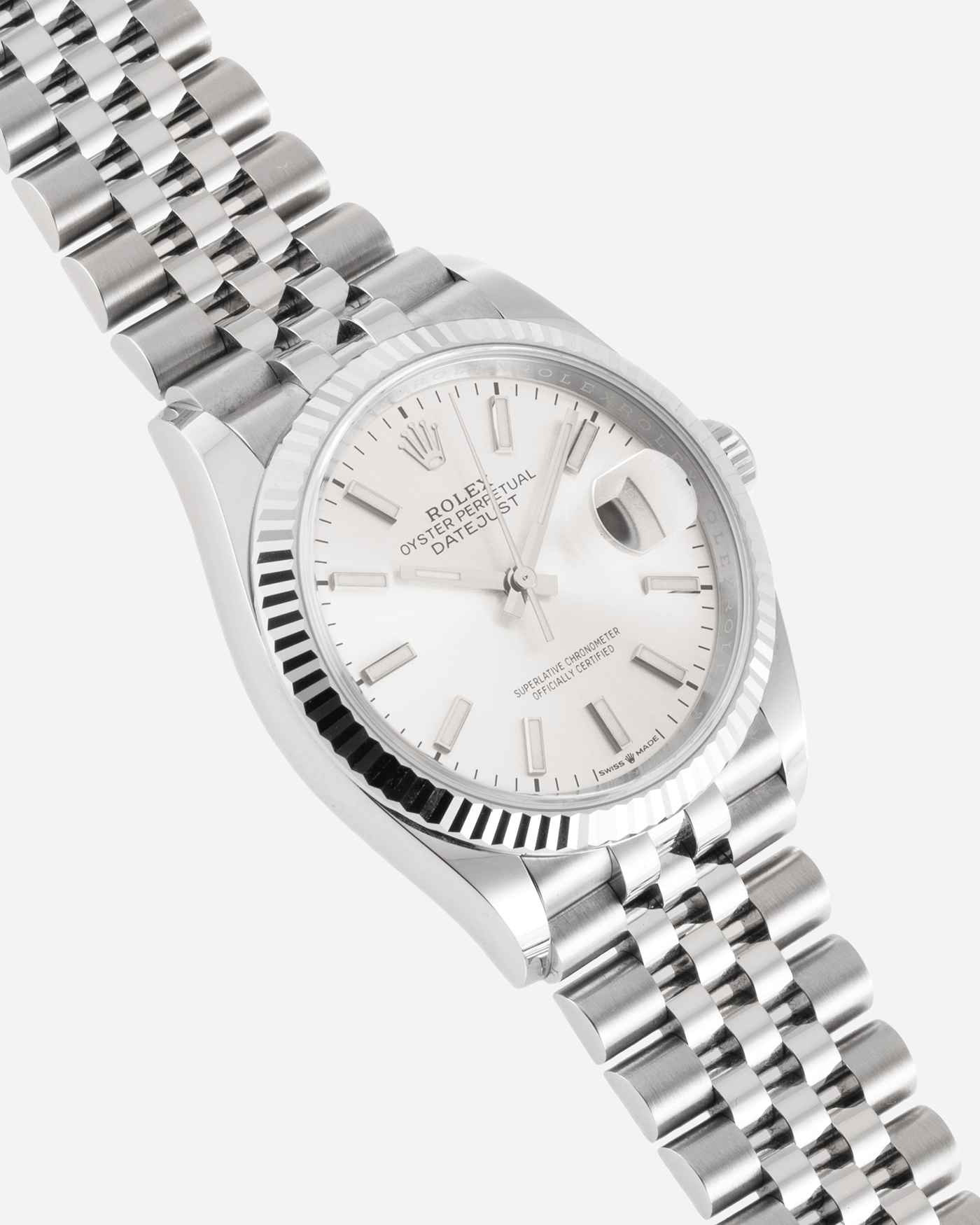 Brand: Rolex Year: 2019 Model: Datejust Reference Number: 126234 Material: 904L Stainless Steel Movement: Cal. 3235 Case Diameter: 36mm Bracelet: Stainless Steel Rolex Jubilee Bracelet