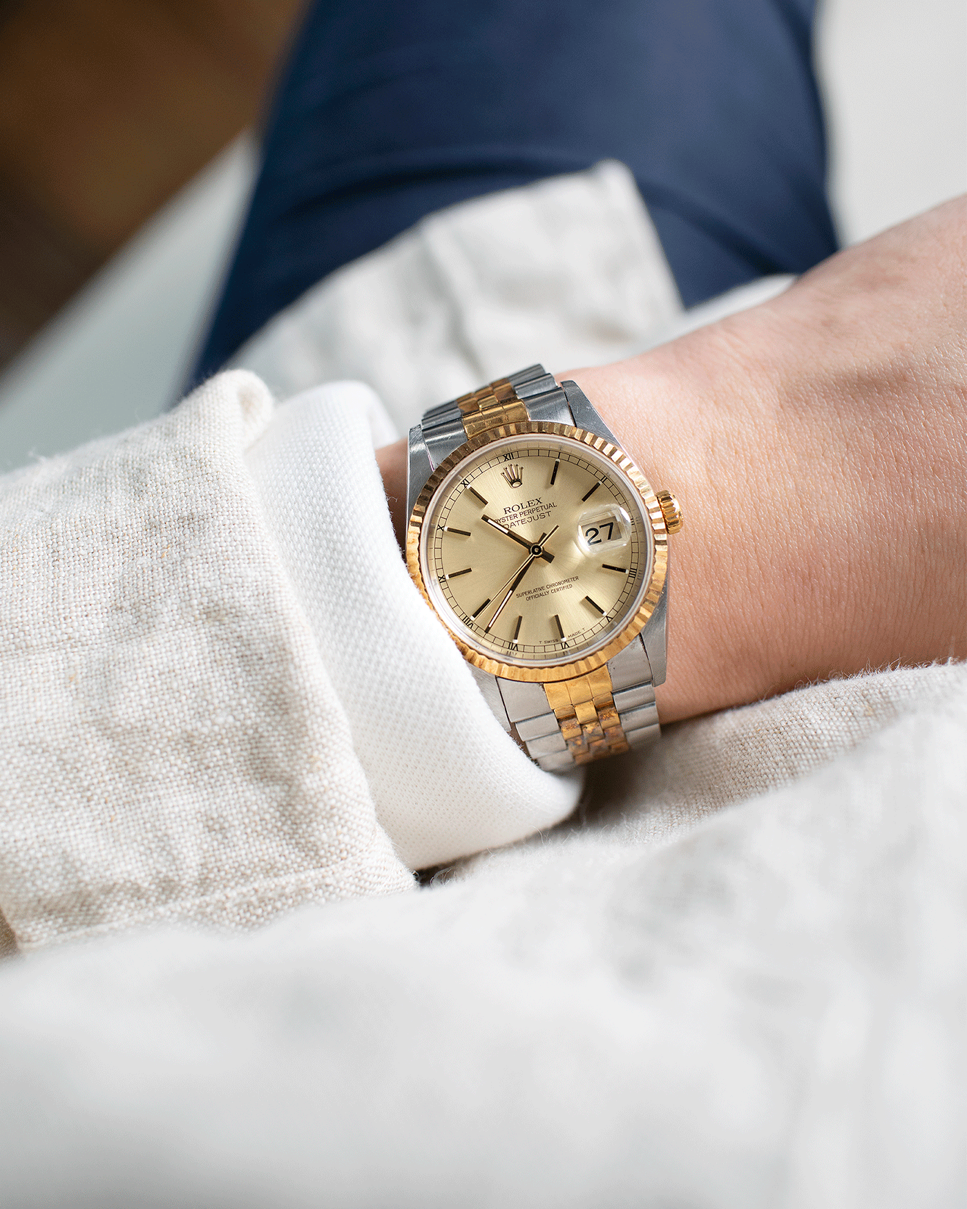 Rolex Datejust 16233 Two Tone Watch S.Song Vintage Watches For