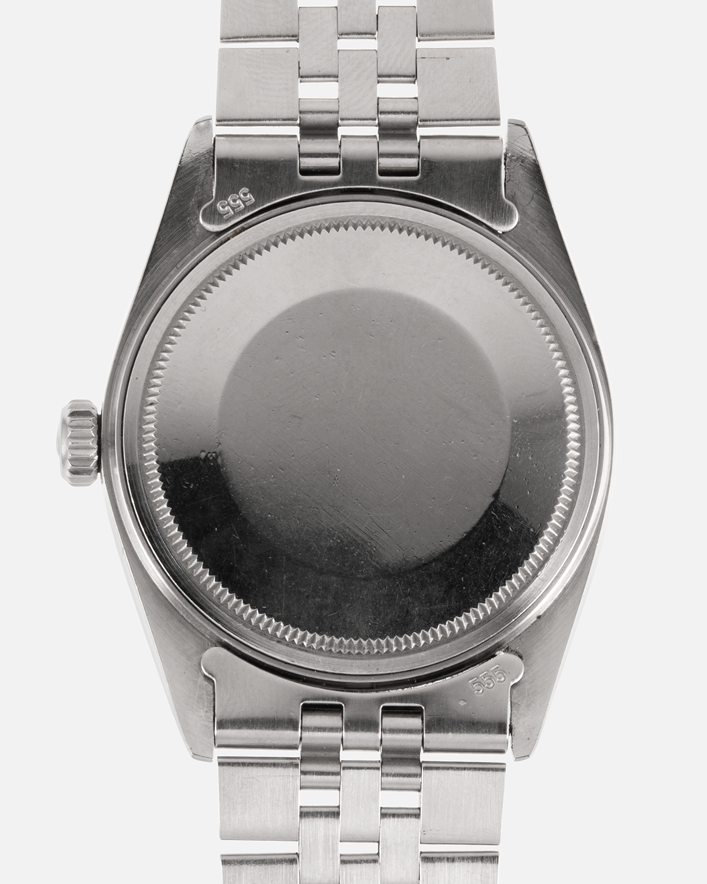 Brand: Rolex Year: 1980 Model: Datejust Reference Number: 16000 Serial Number: 60XXXXX Material: Stainless Steel Movement: Cal. 3035, Self-Winding Case Diameter: 36mm Lug Width: 20mm Bracelet/Strap: Rolex Stainless Steel 62510 Bracelet with 555 End Links