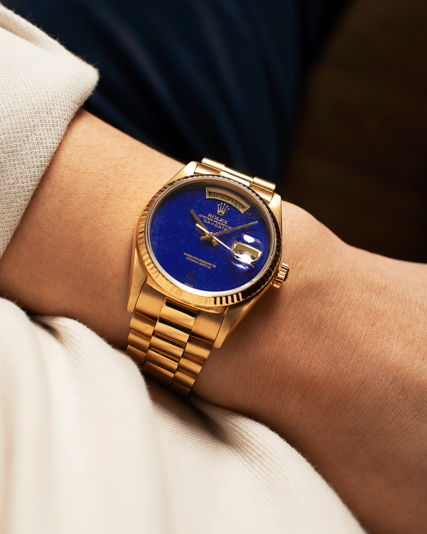 Rolex Day Date 18038 Lapis Lazuli President Watch S.Song Vintage Watches For Sale S.Song Watches