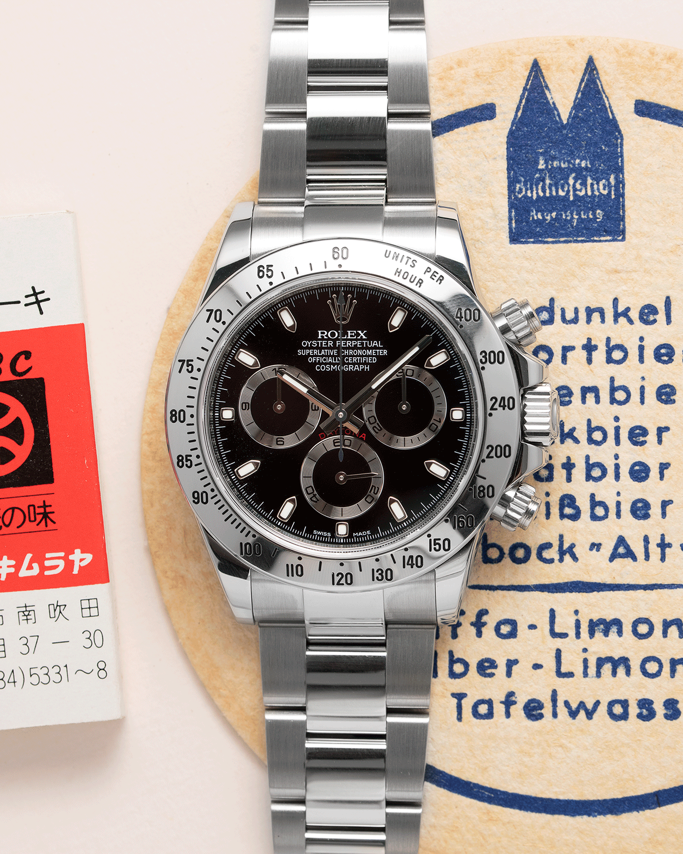 Rolex Cosmograph Daytona 116520 Chronograph Watch | S.Song Vintage Timepieces 