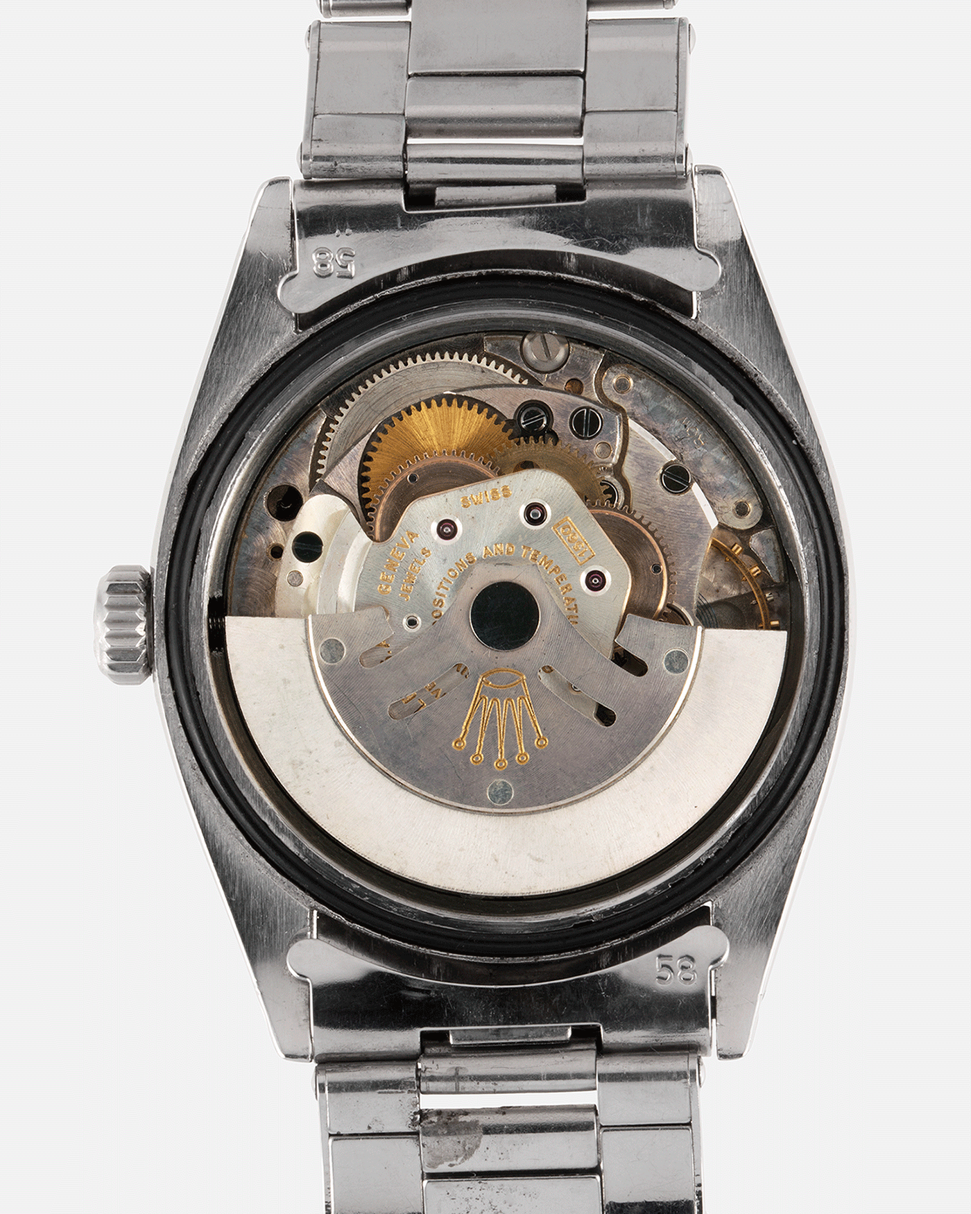 Brand: Rolex Year: Circa 1962 Model: Explorer Reference Number: 1016 Serial Number: 74XXXX Material: Stainless Steel Movement: Cal. 1560 Case Diameter: 36mm Lug Width: 20mm Bracelet/Strap: Rolex 7206 Rivet Bracelet with 58 end links dated 4.62