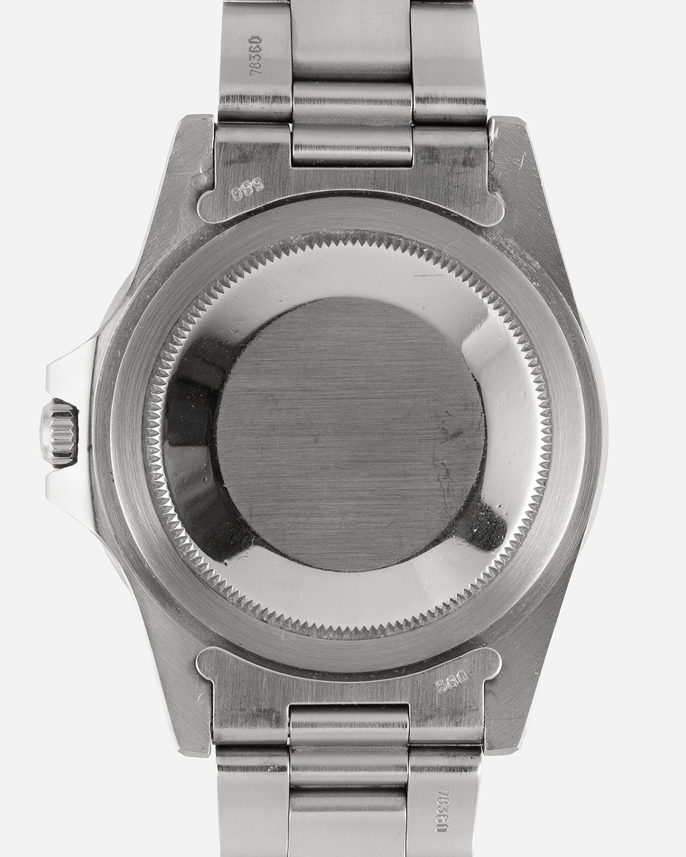 Brand: Rolex Year: 1977 Model: GMT-Master Reference Number: 1675 Serial Number: 519XXXX Material: Stainless Steel Movement: Cal. 1570 Case Diameter: 40mm Lug Width: 20mm Bracelet: Rolex 78360 Heavy Oyster Bracelet with 580 Endlinks and ‘A’ Stamp
