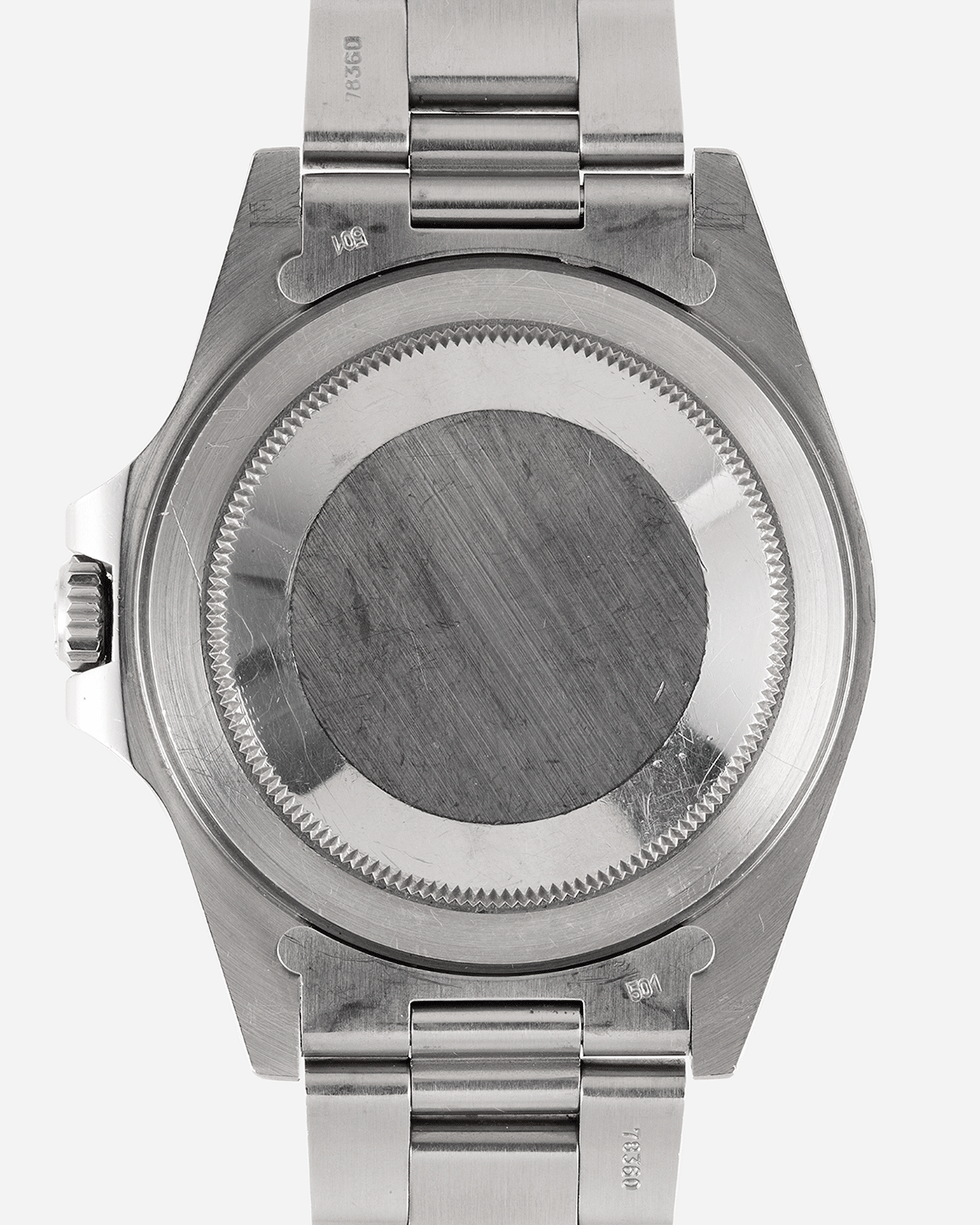 Brand: Rolex Year: 1987 Model: GMT-Master II Reference Number: 16760 Serial Number: 963XXXX Material: Stainless Steel Movement: Cal. 3085 Case Diameter: 40mm Lug Width: 20mm Bracelet/Strap: Rolex Heavy Oyster 78360 with ‘501’ Endlinks and ‘L3’ Clasp