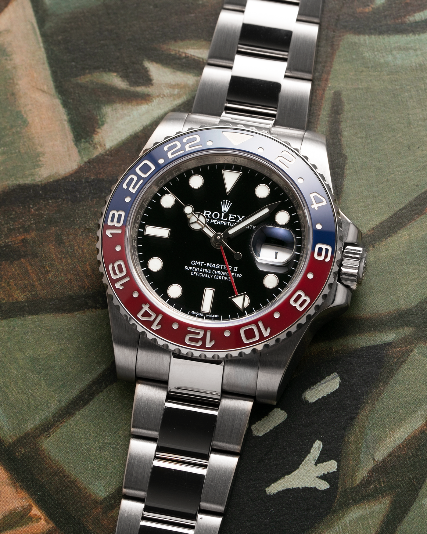 White gold 2025 pepsi rolex