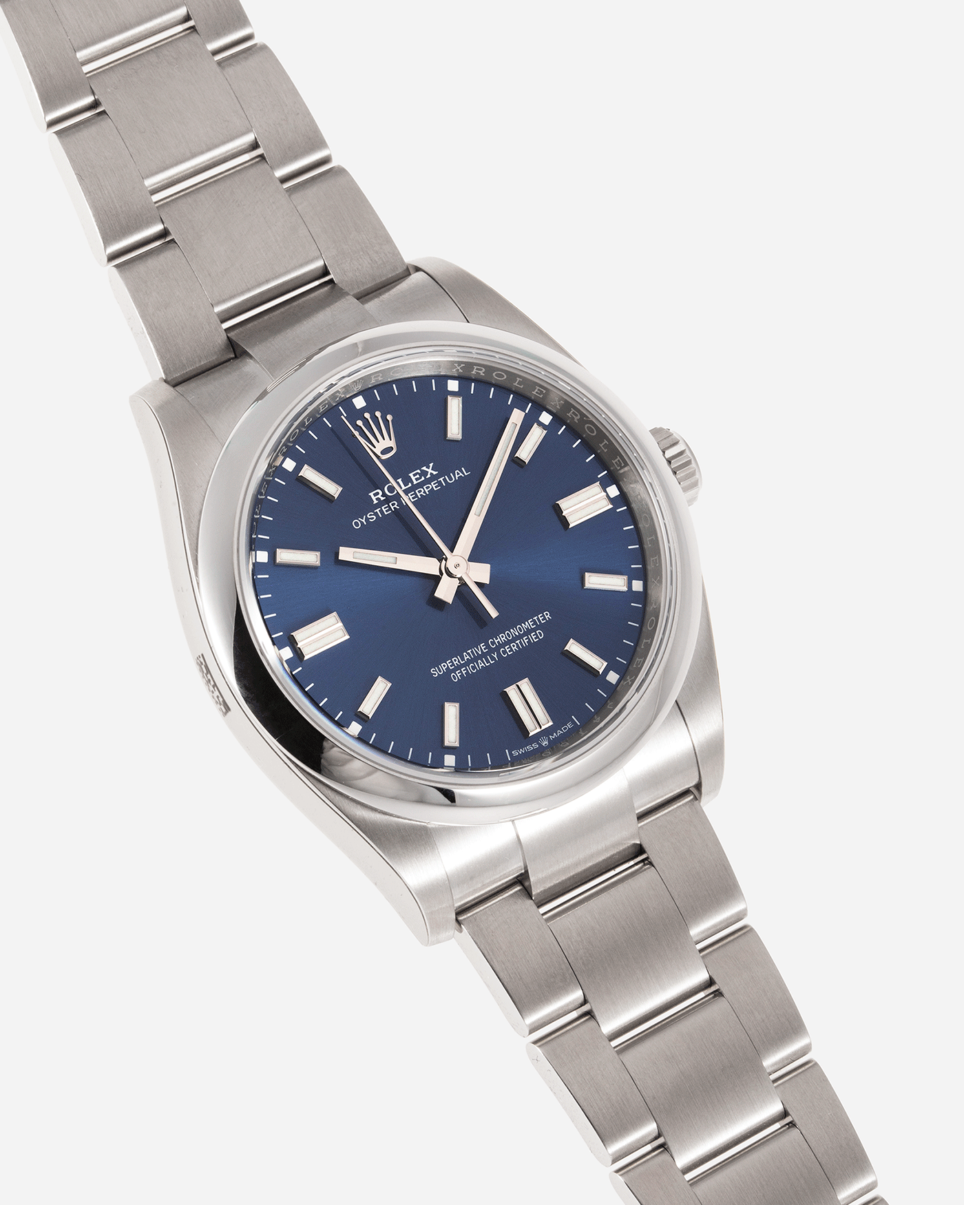 Brand: Rolex Year: 2020 Model: Oyster Perpetual 36 Reference Number: 126000 Material: 904L Stainless Steel Movement: Cal. 3230 Case Diameter: 36mm Bracelet: Stainless Steel Rolex Oyster Bracelet