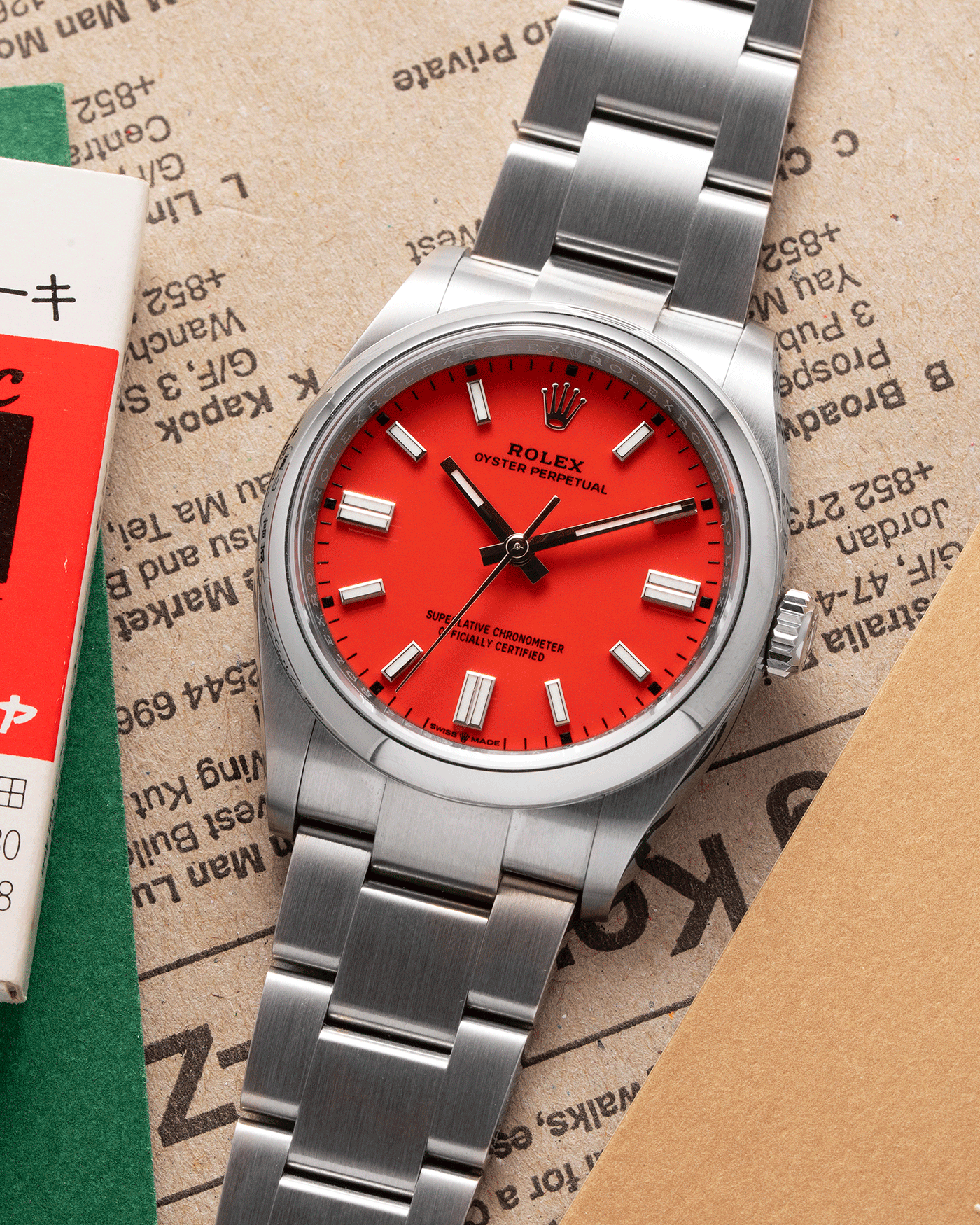 Oyster perpetual 36 red Clearance