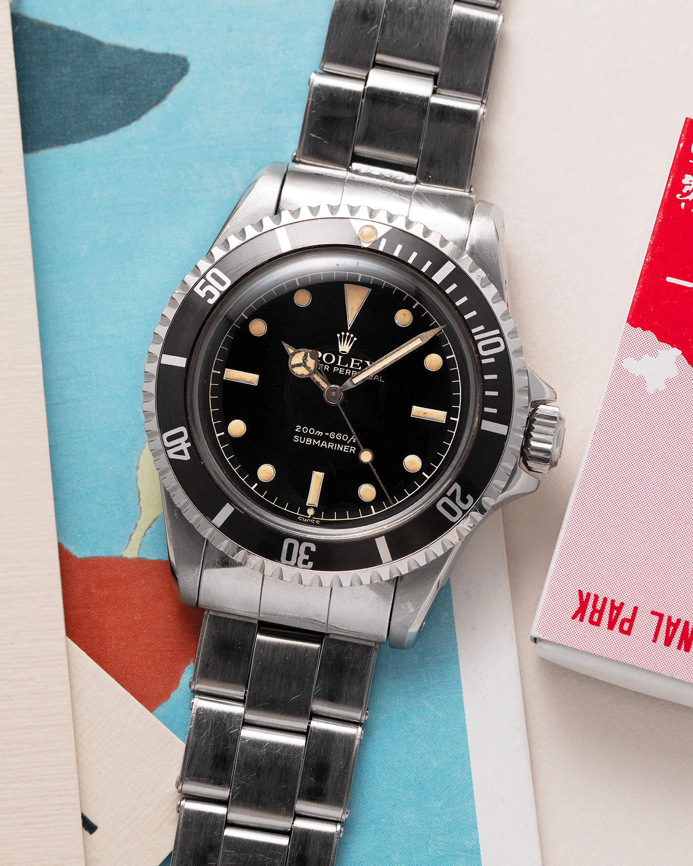 Brand: Rolex Model: Submariner Reference Number: 5512 Serial Number: 69XXXX Year: 1961 Material: Stainless Steel Movement: Cal. 1530 Case Diameter: 40mm Lug Width: 20mm Bracelet/Strap: Stainless Steel Rolex C&I Bracelet Stamped 74