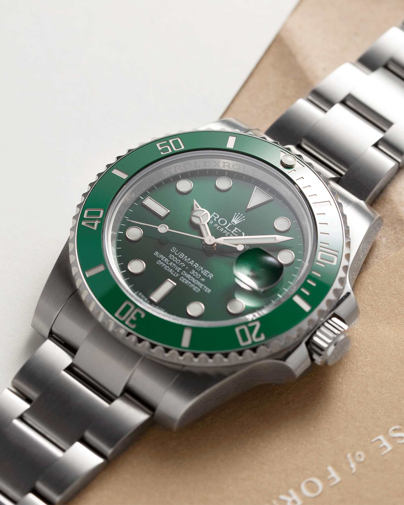 Rolex Submariner 116610LV Hulk