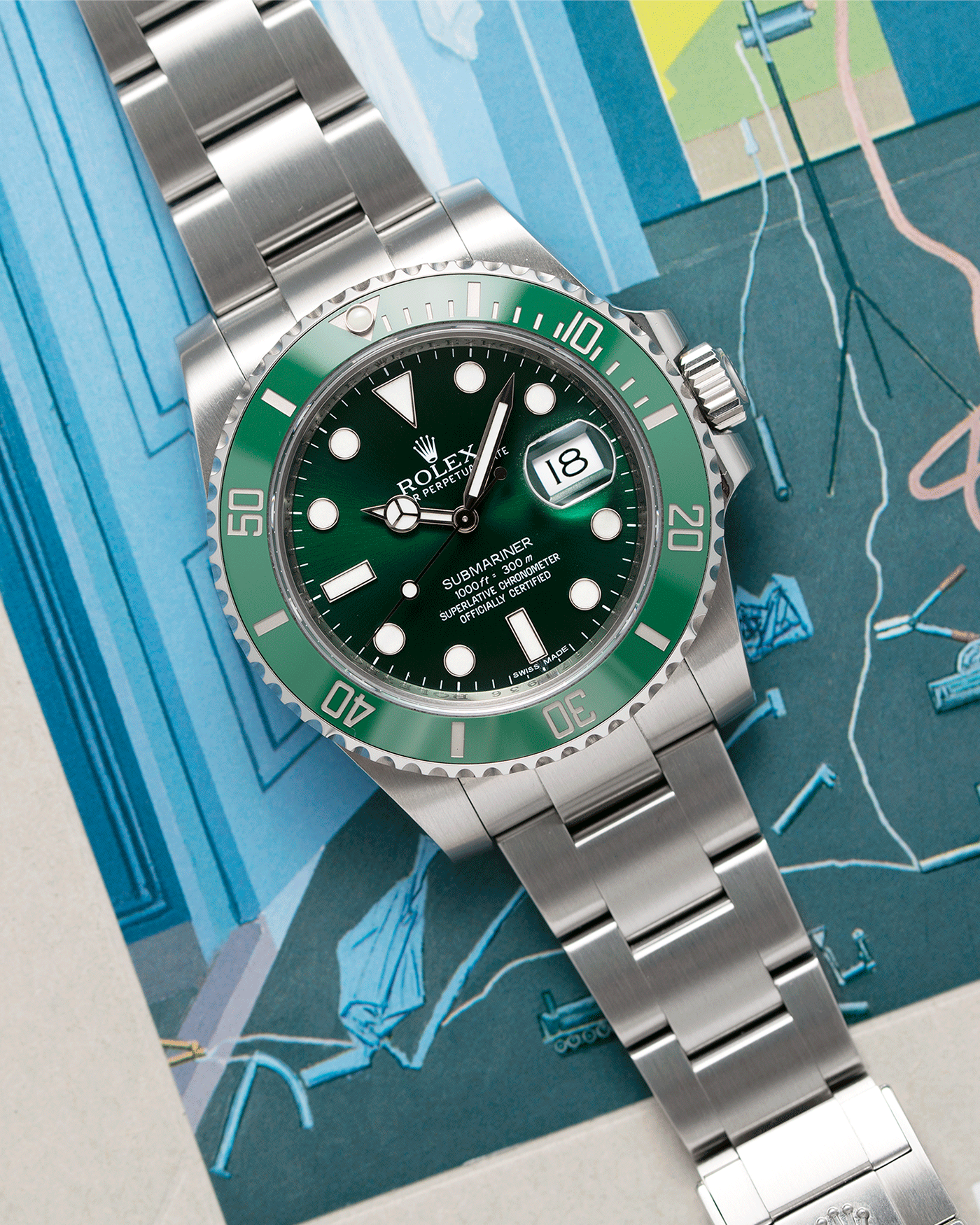 Rolex Submariner 116610LV Hulk Watch | S.Song Vintage Timepieces – S ...